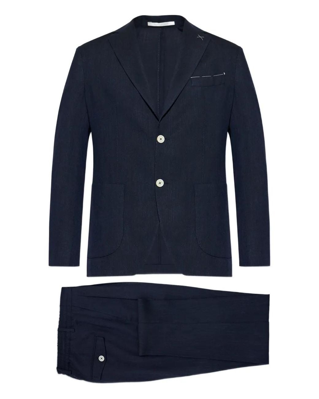 Eleventy Blue Buttoned Suit for men