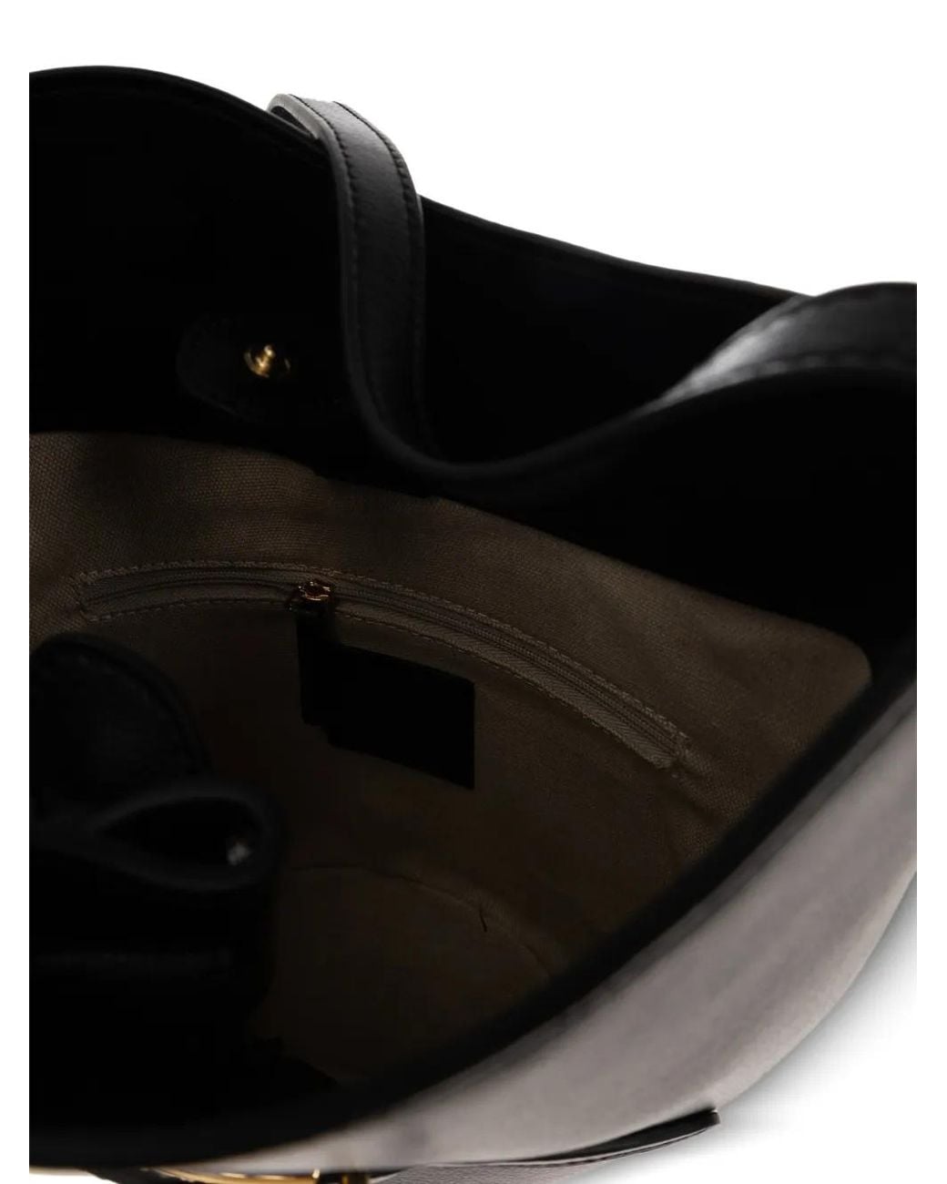 Liffner Black Leather Shoulder Bag