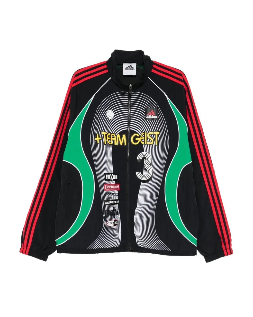 Veste Teamgeist À Rayures Adidas pour homme en coloris Green