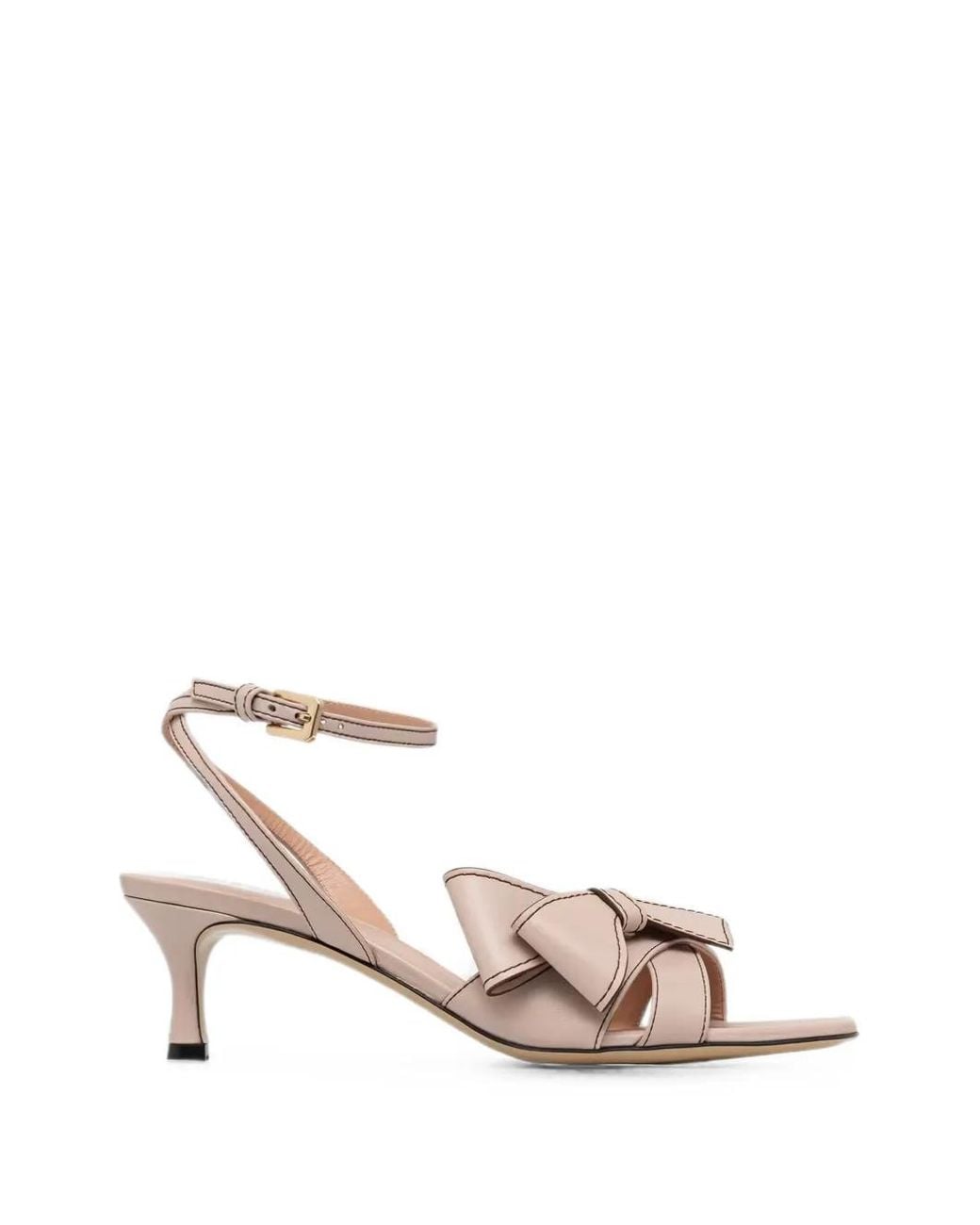 Pollini Pink Butterfly Ankle-Strap Sandals
