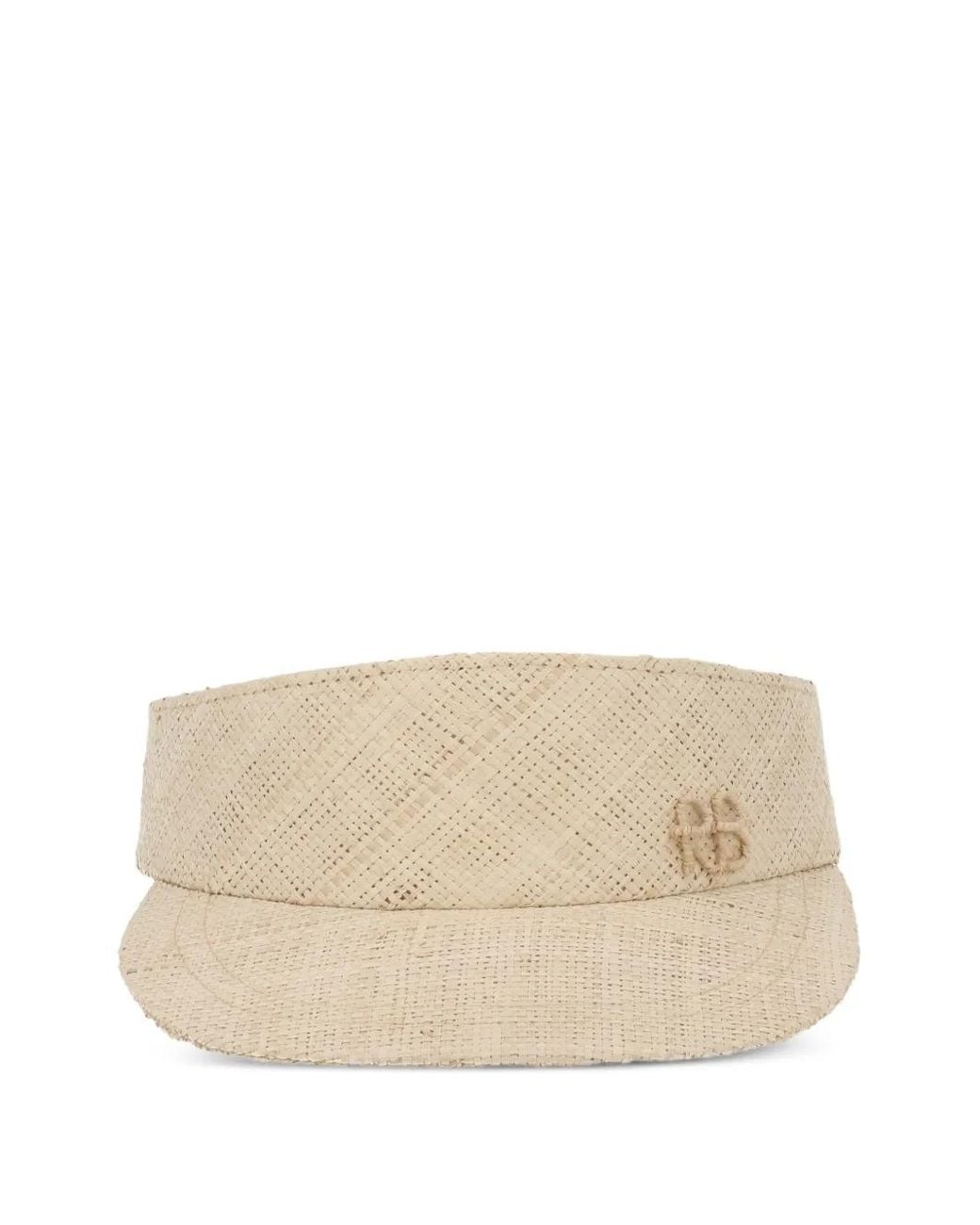 Ruslan Baginskiy Natural Woven Logo-Plaque Visor