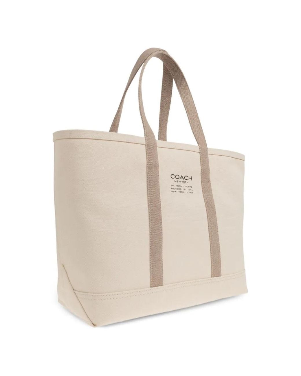 COACH Natural Utility Logo-Print Tote Bag for men