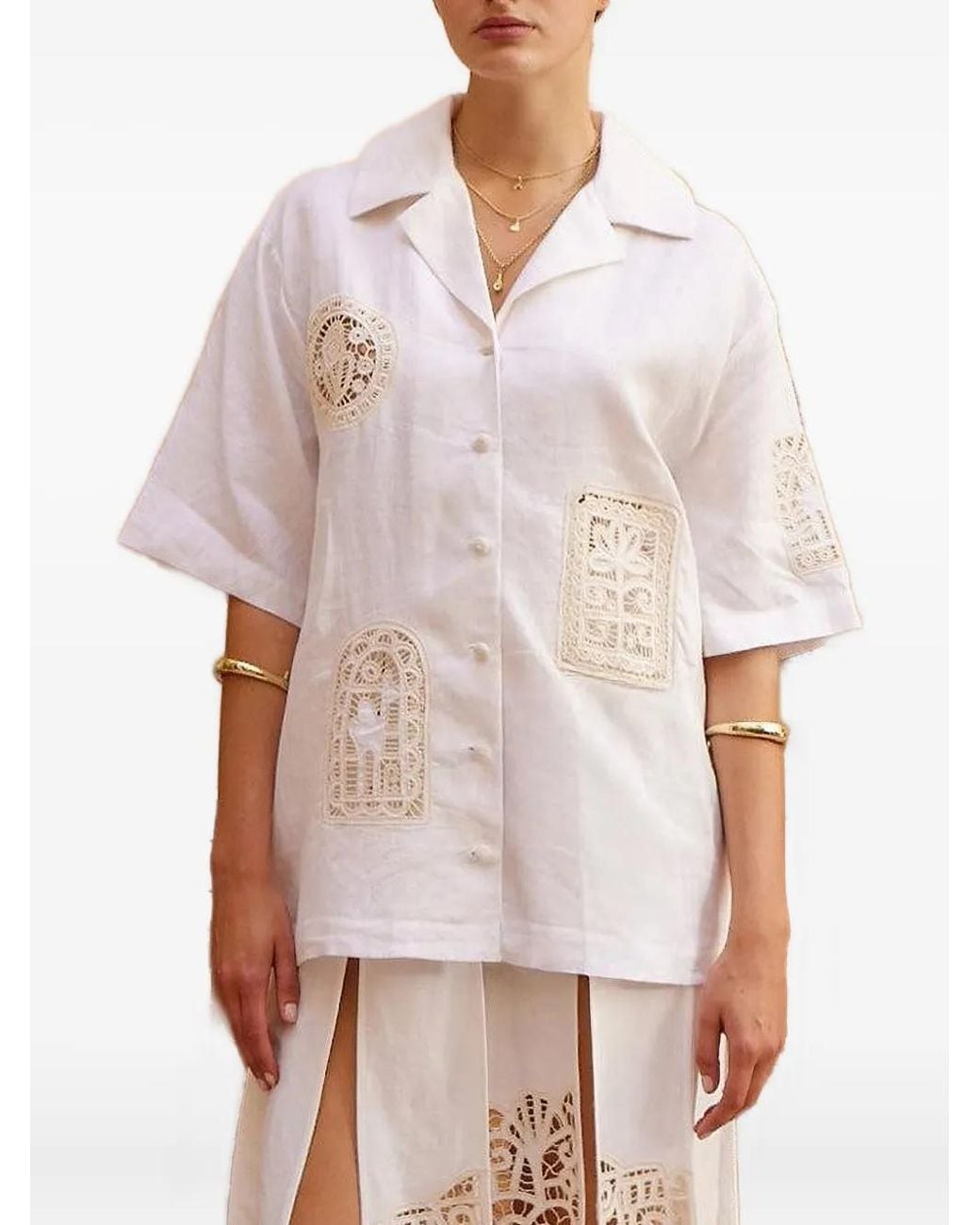 ALÉMAIS White Rosemary Shirt
