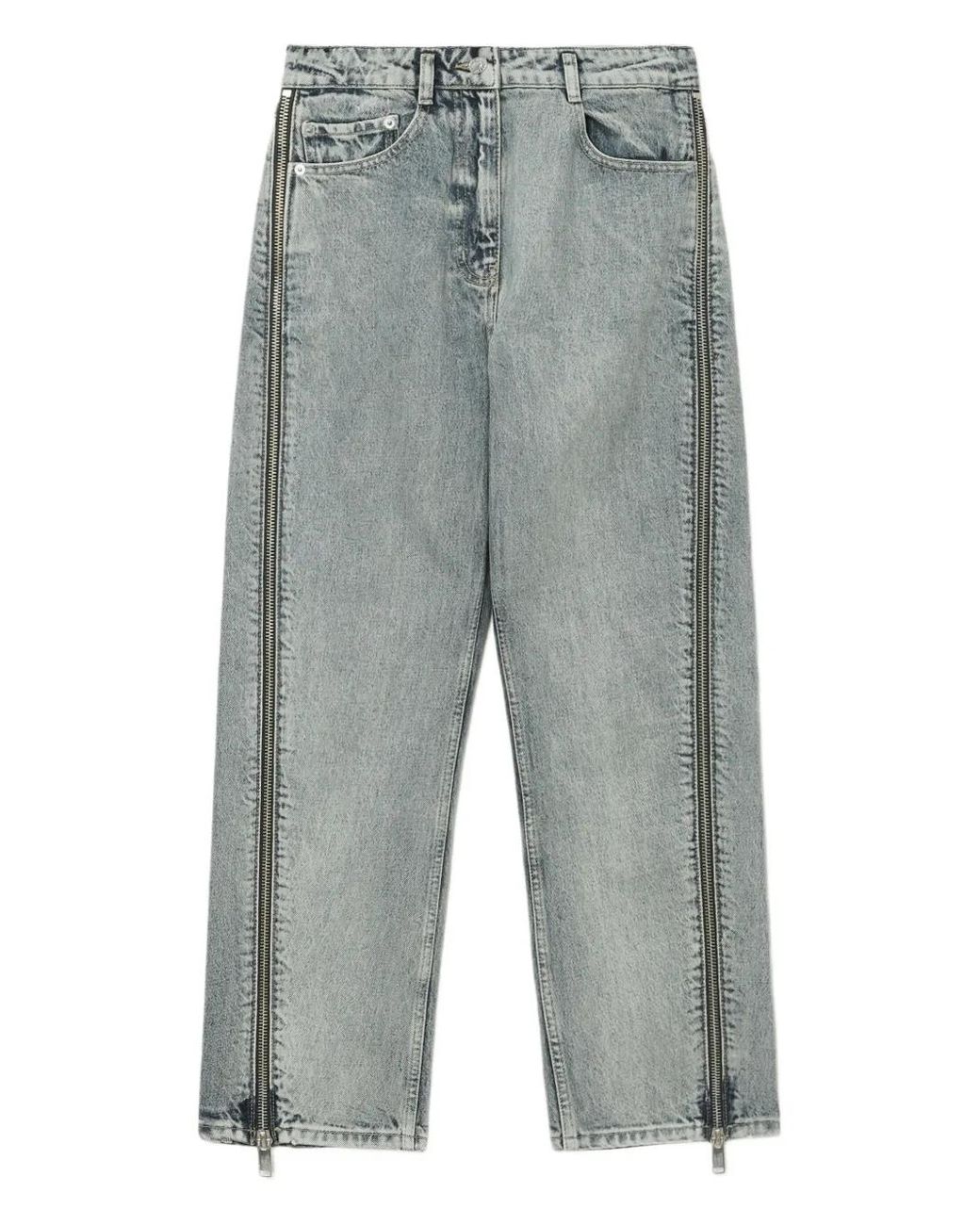 3.1 Phillip Lim Gray Side-Zip Jeans