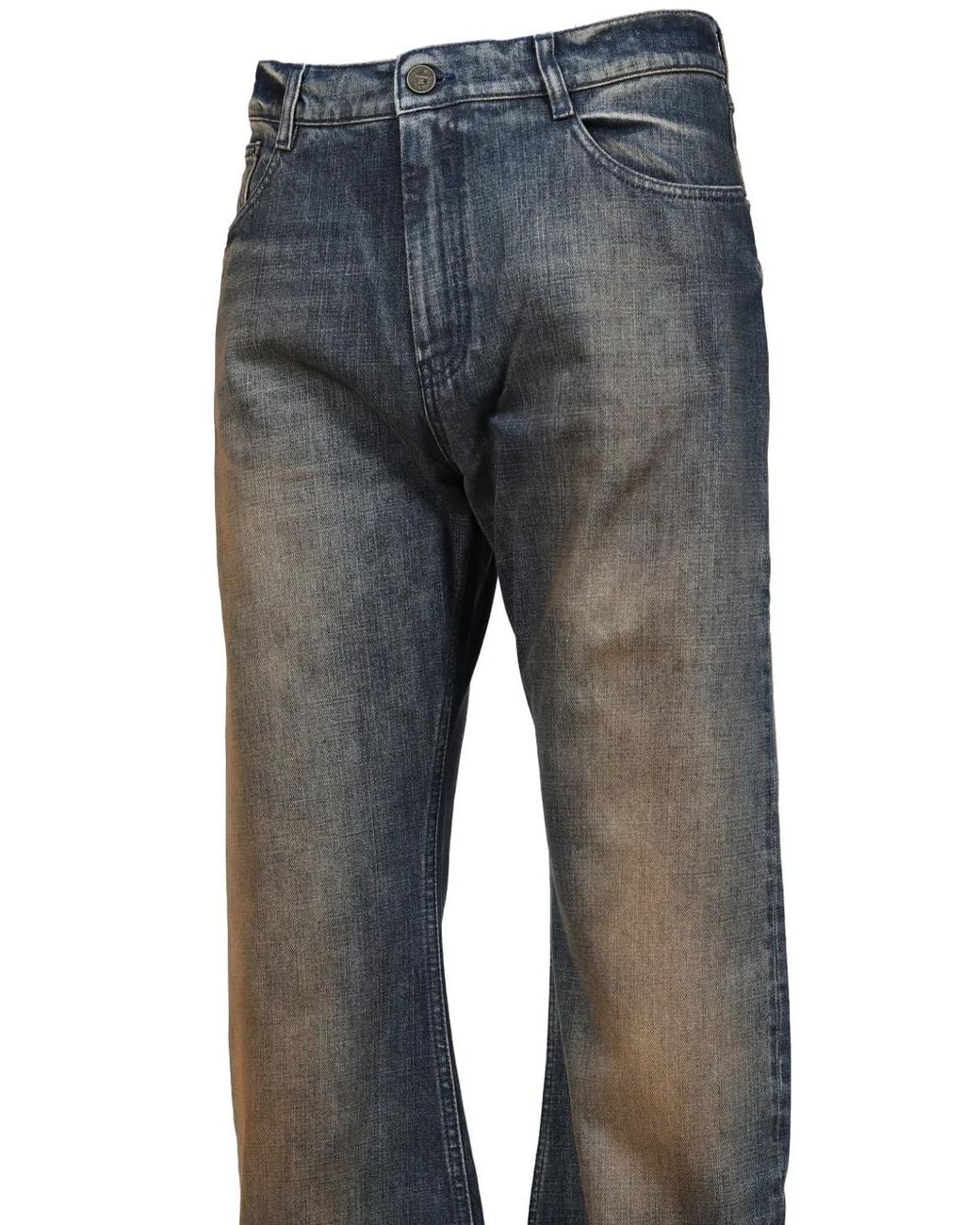 Vetements Gray O-Leg Washed Jeans for men