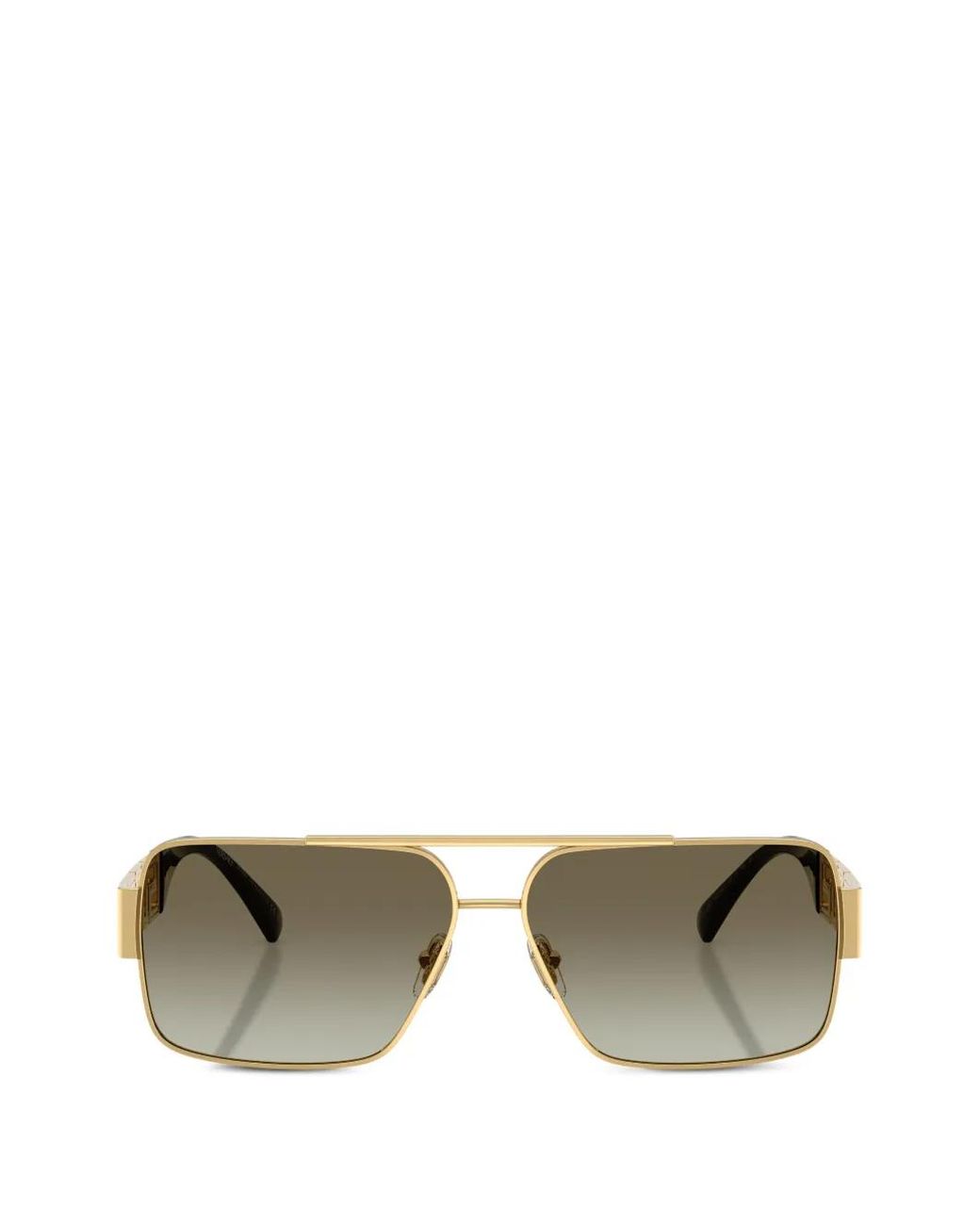 Versace Metallic Greca Navigator Sunglasses for men