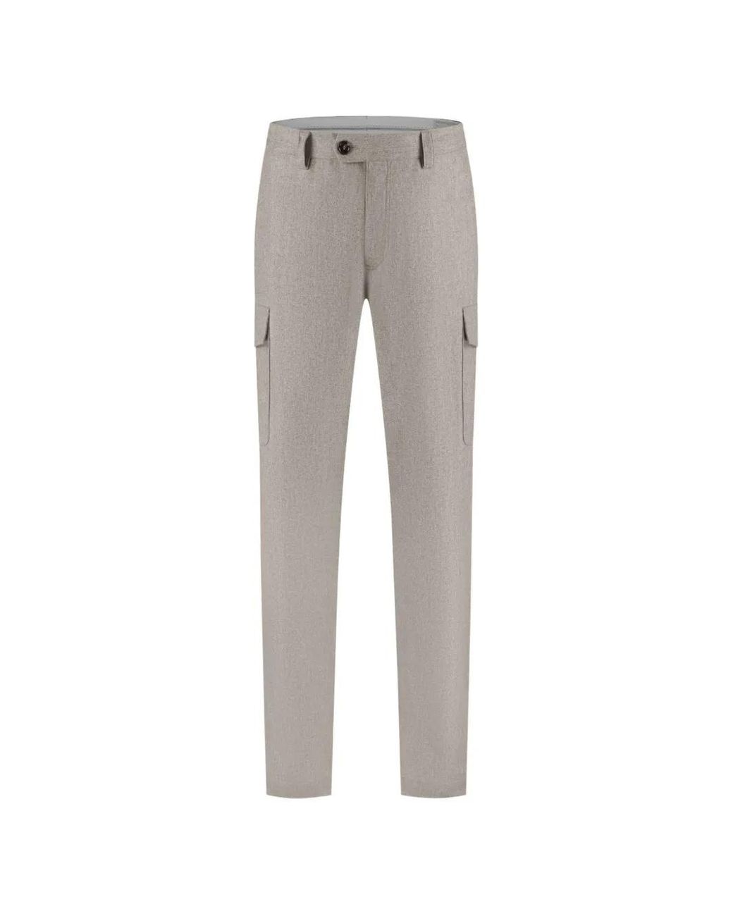 Brunello Cucinelli Gray Pantalon À Design Chiné for men