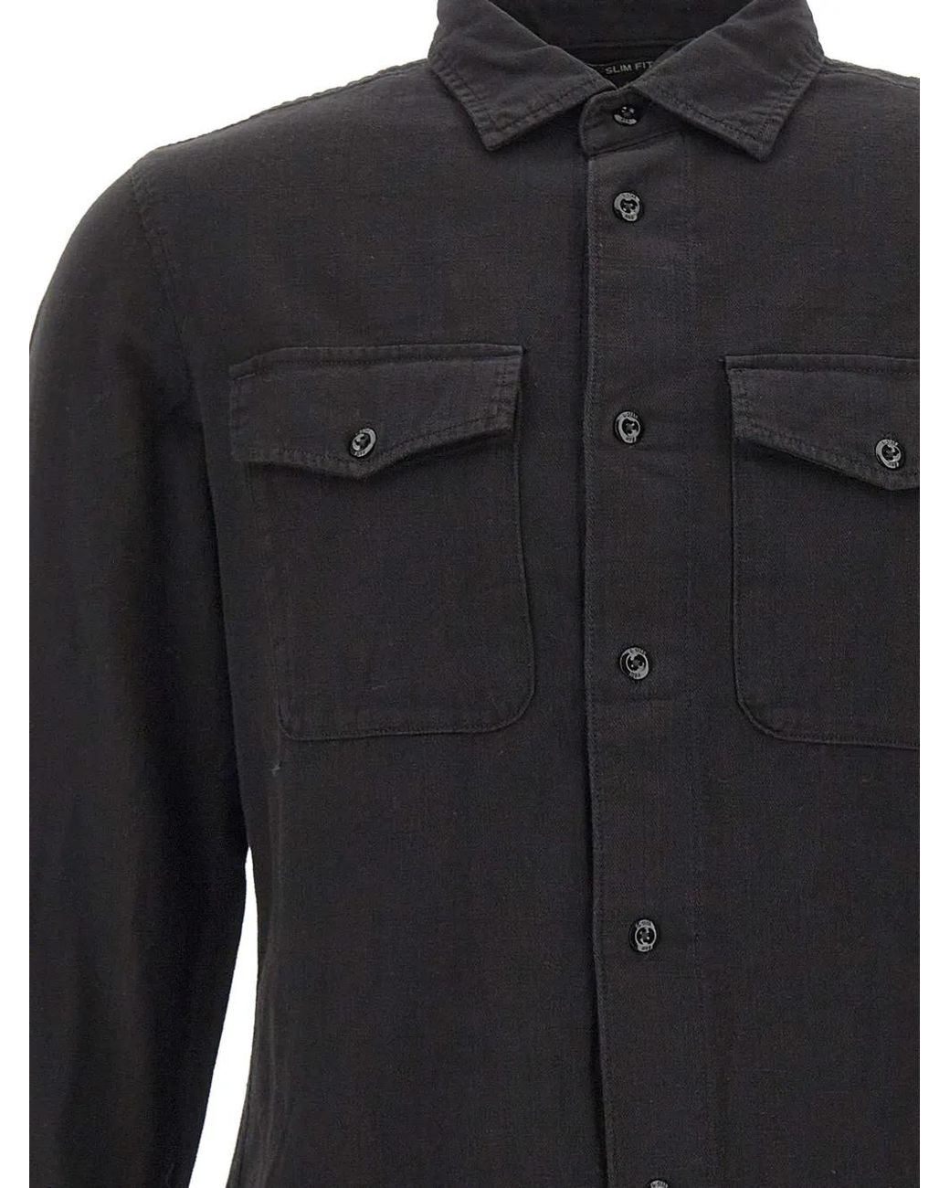G-Star Black Marine Slim-Fit Shirt for men