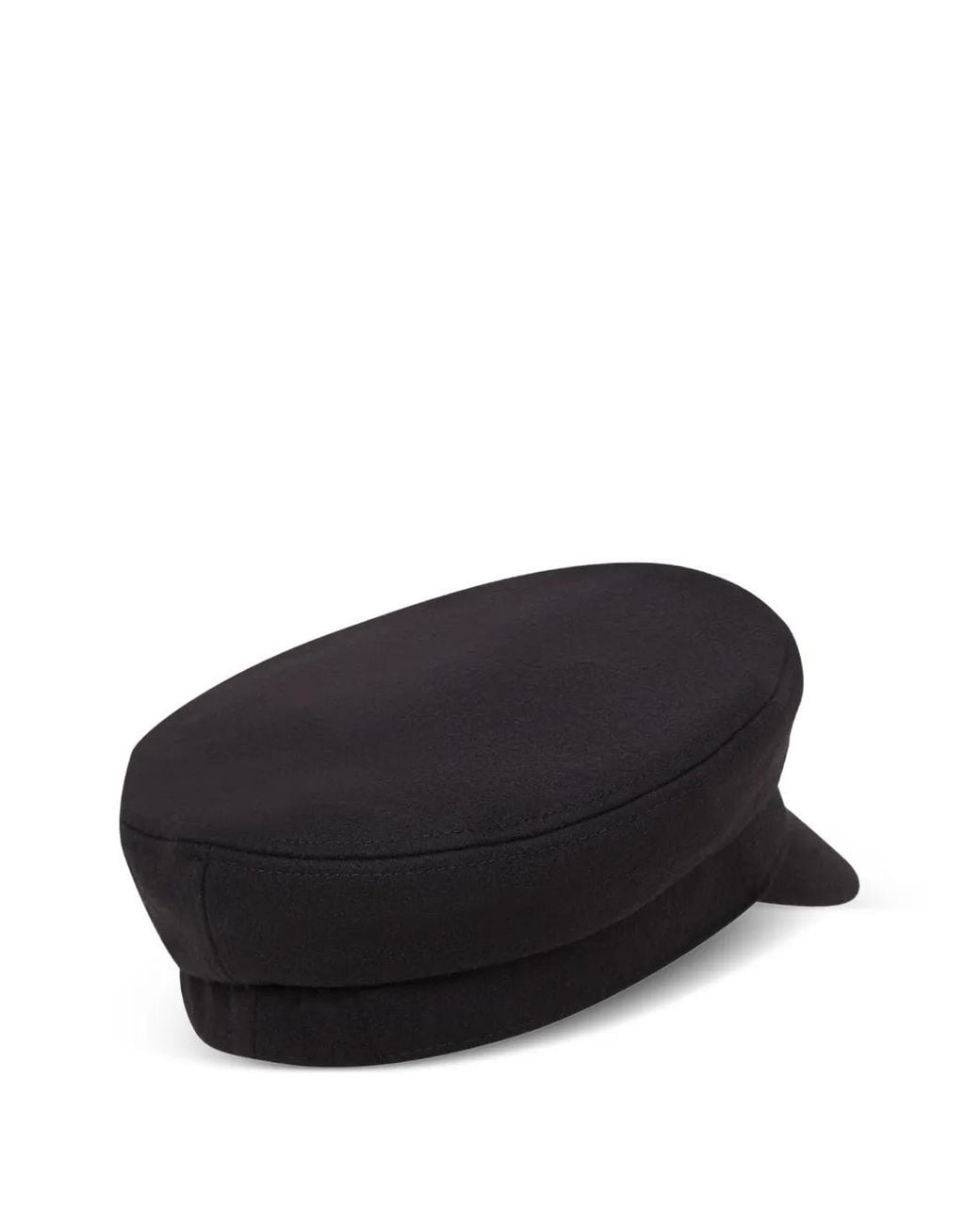 Karl Lagerfeld Black Maison De Karl Baker Boy Cap