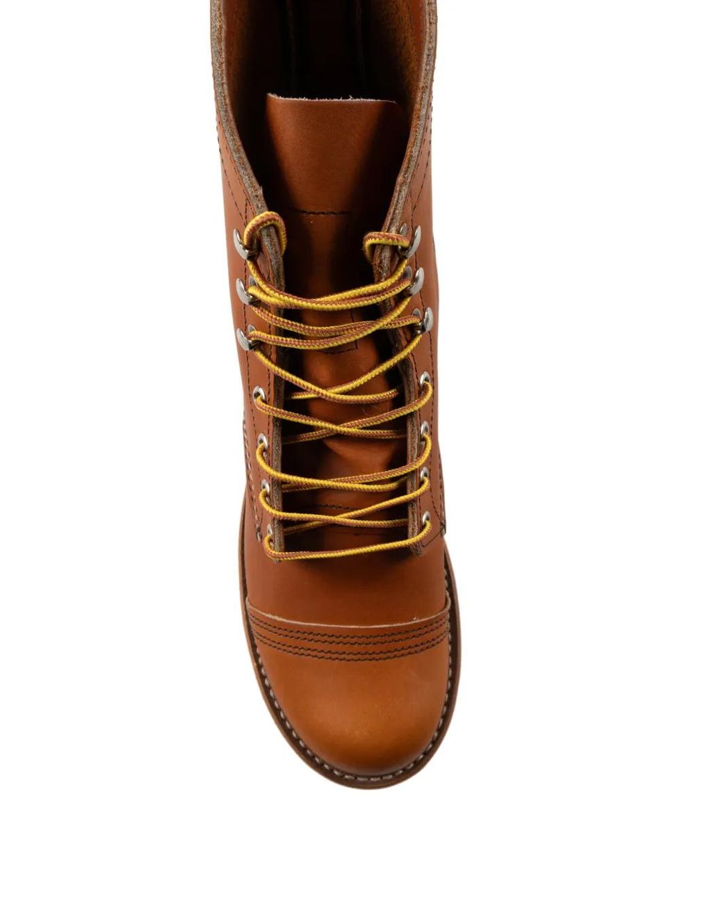 Red Wing Brown Iron Ranger Combat Boots for men