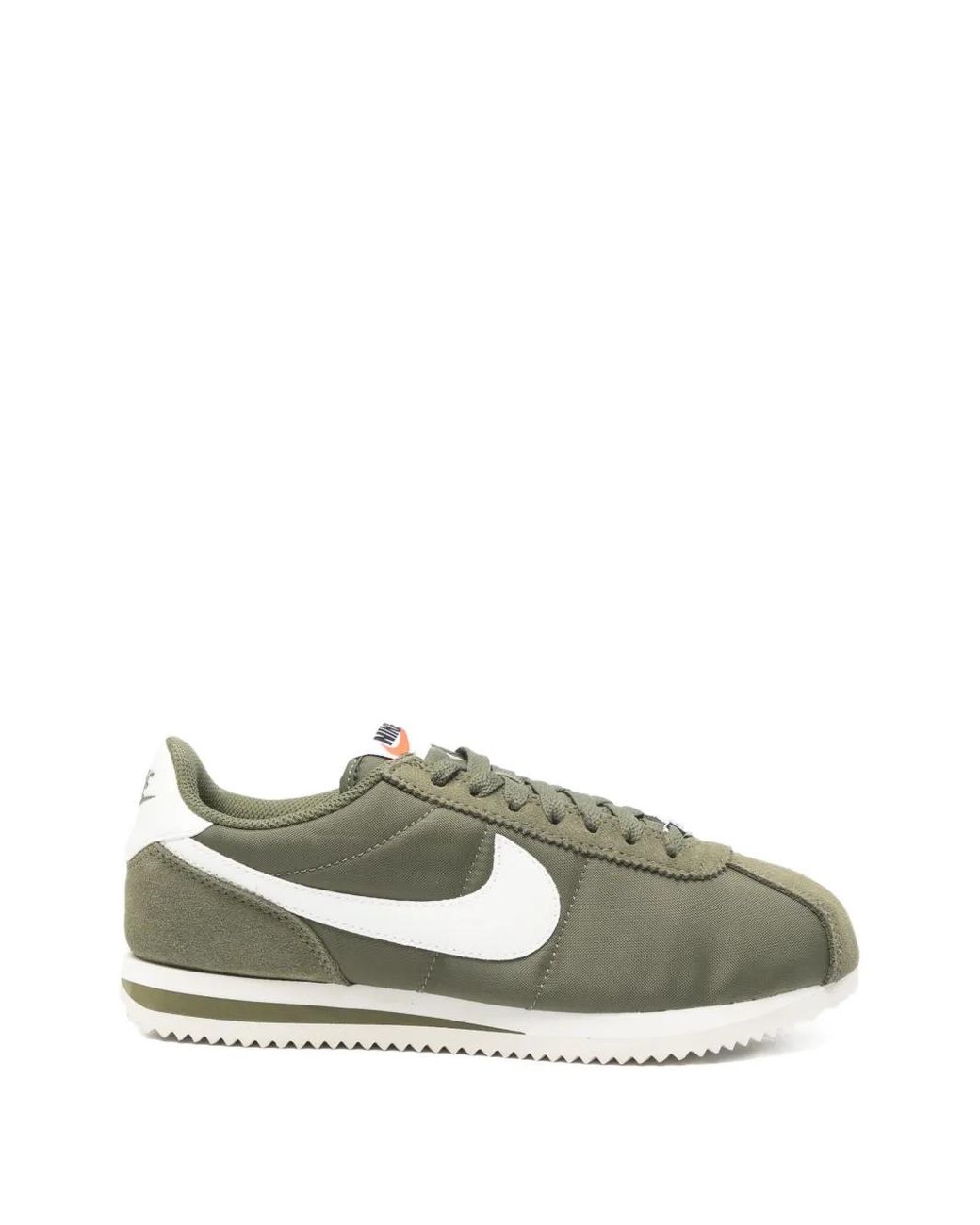 Nike Green Cortez Swoosh Low-Top Sneakers