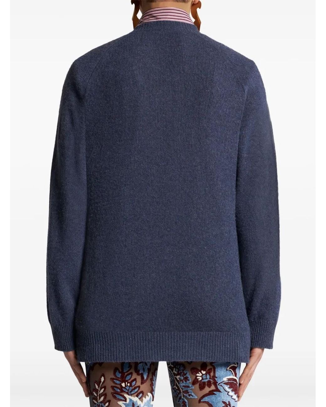 Etro Blue Cashmere Sweater