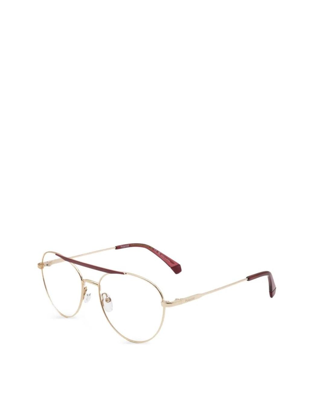 Polaroid Natural Pilot-Frame Glasses