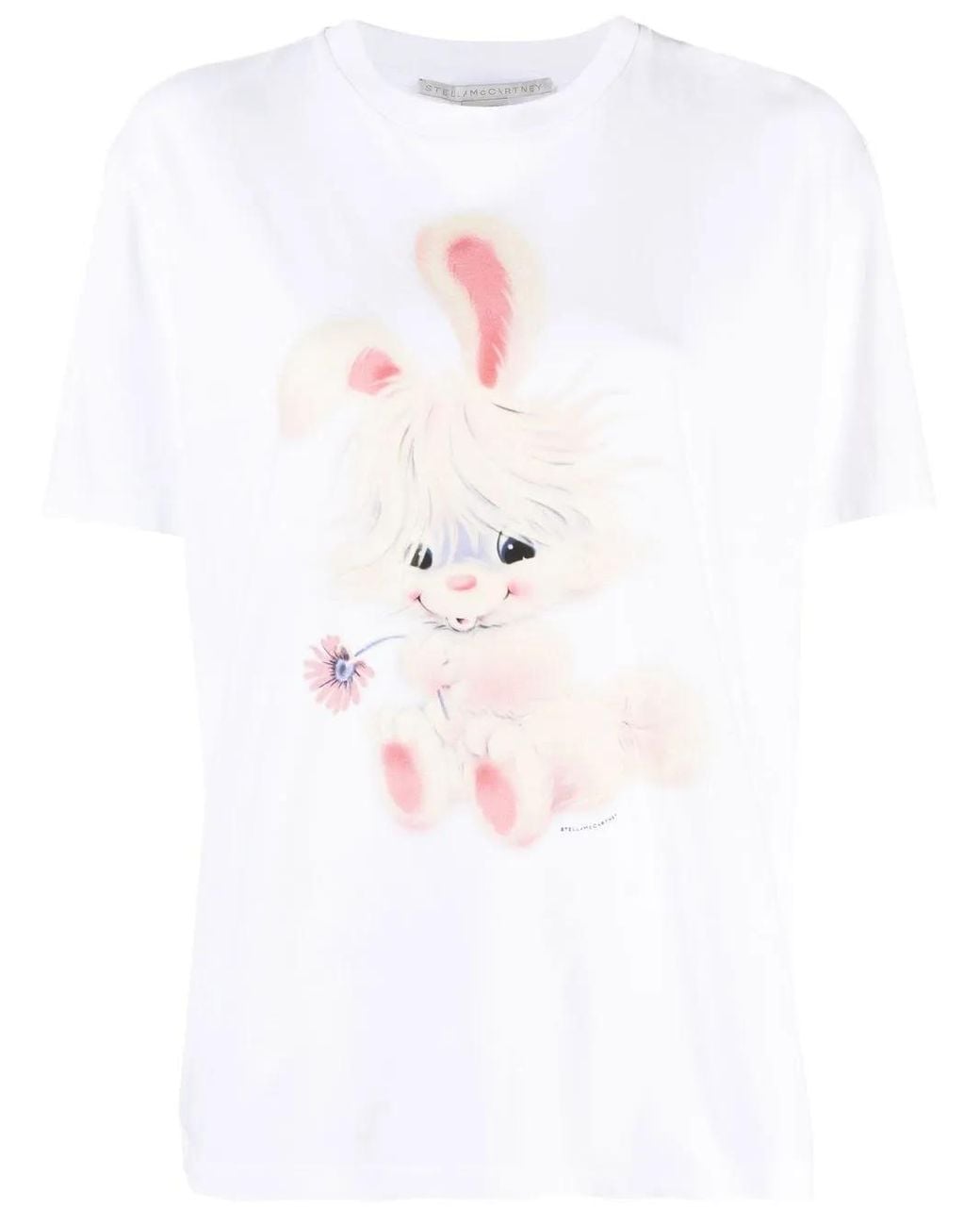 Stella McCartney White Lunar New Year Short-Sleeved T-Shirt