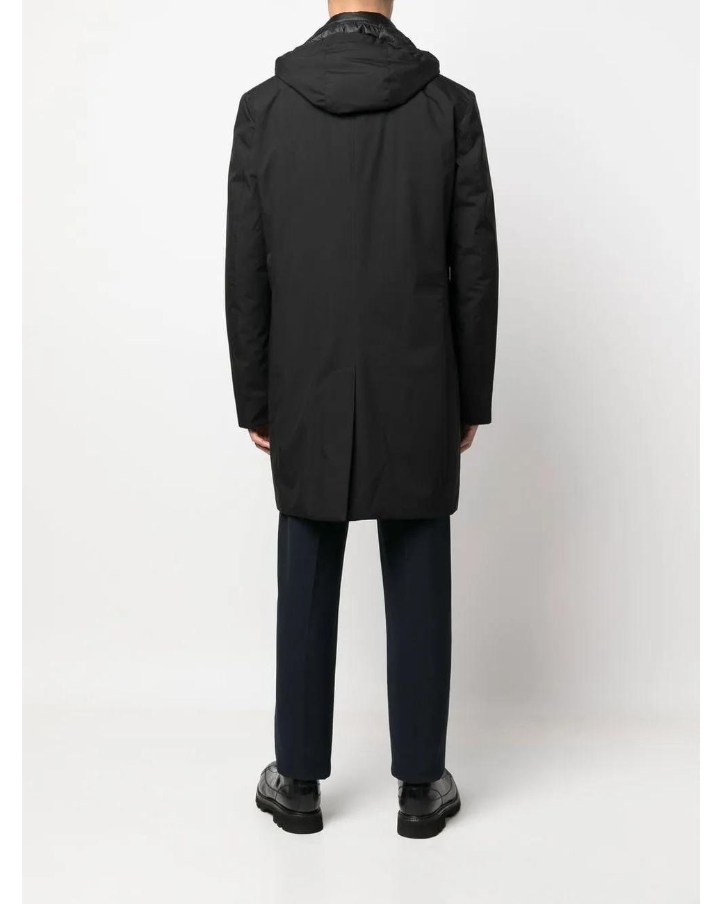 Moorer Redon-Pum Jas Met Capuchon in het Black voor heren