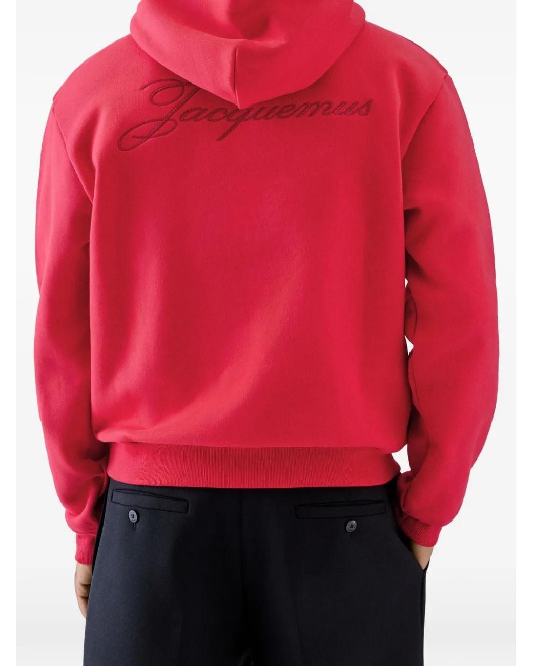 Jacquemus Red The Logo Hoodie