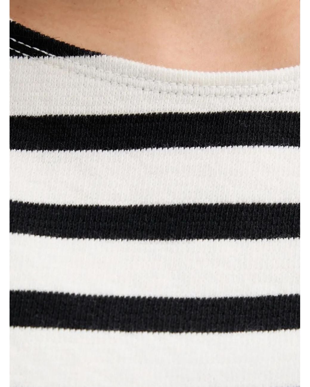 Marc O' Polo White Striped T-Shirt