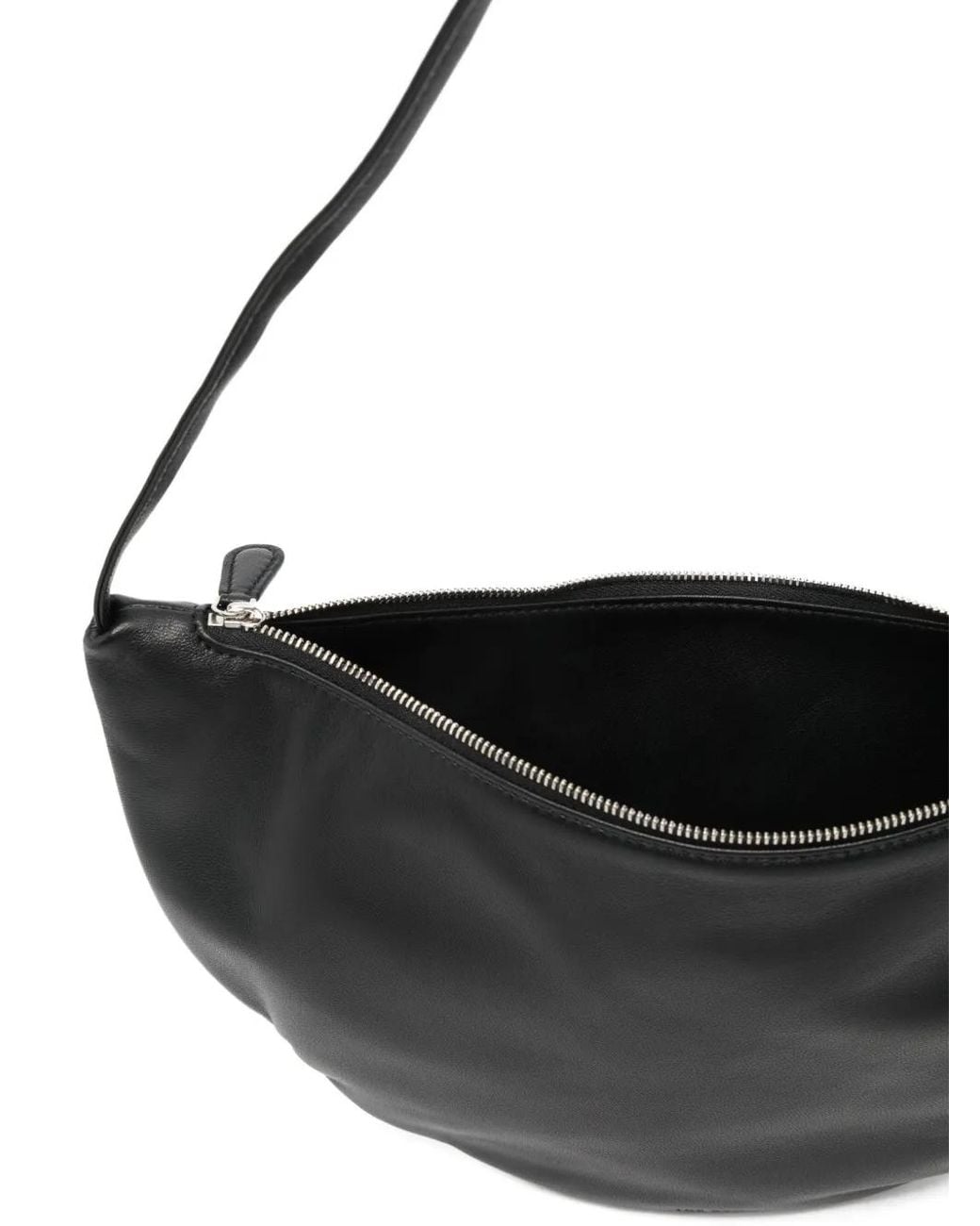 The Row Black Small Izzy Shoulder Bag