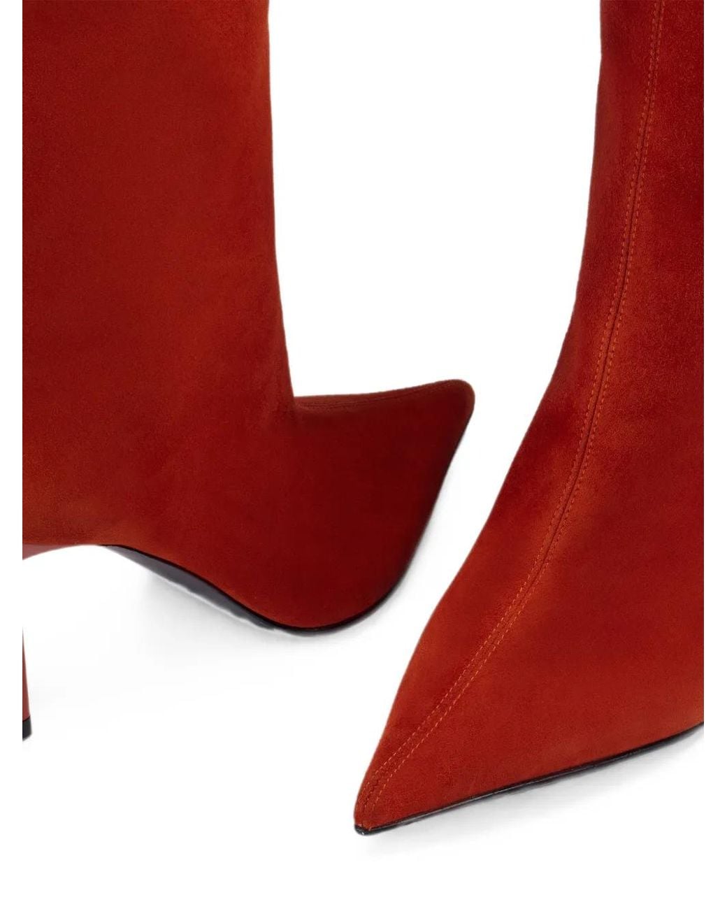 Le Silla Red Bella Suede Boots