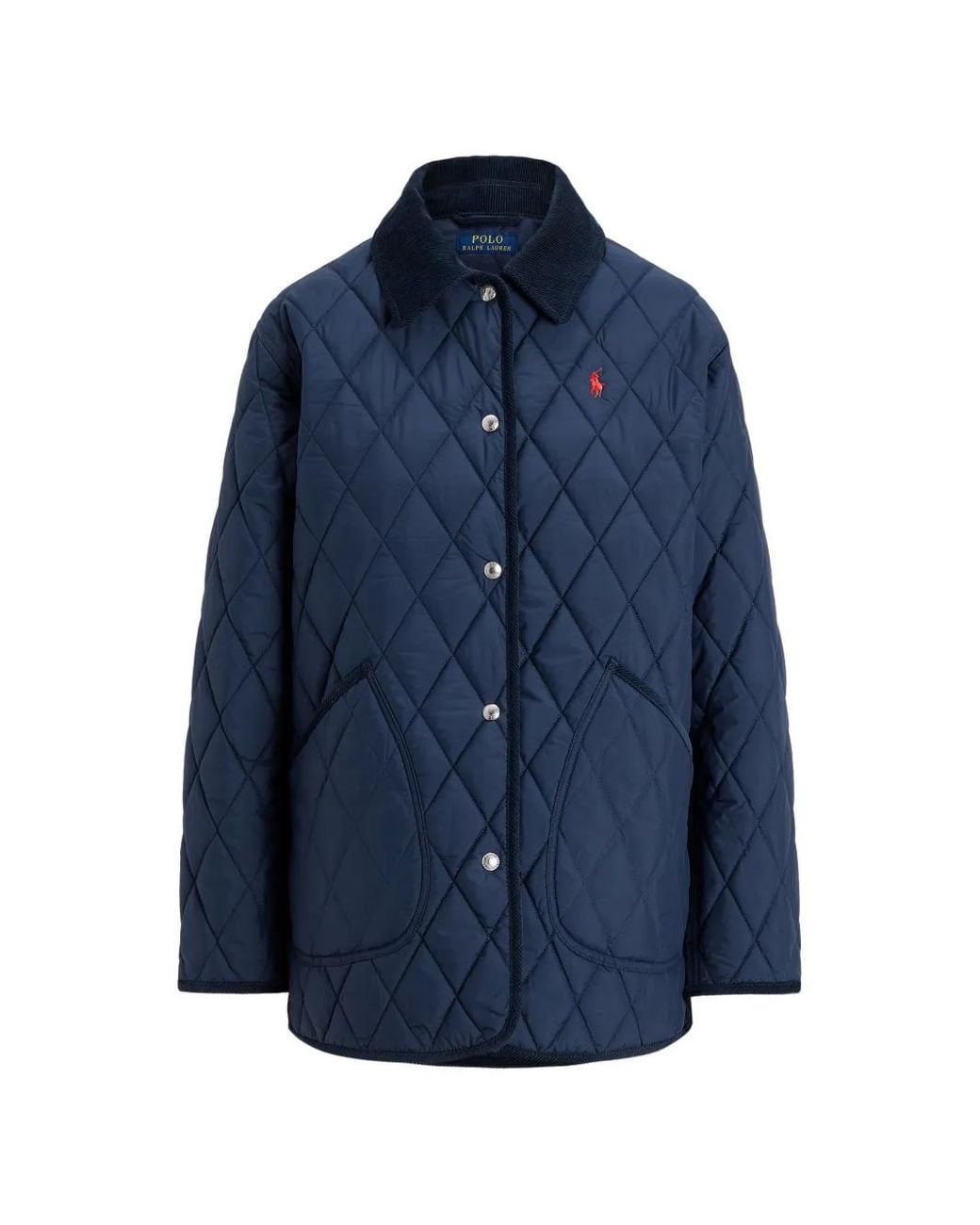 Polo Ralph Lauren Blue Diamond-Quilted Jacket