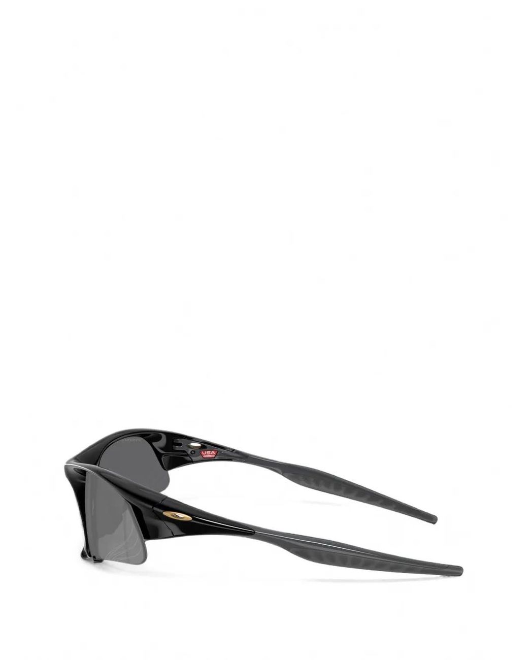 Oakley Gray Lunettes De Soleil Suture À Monture Géométrique for men