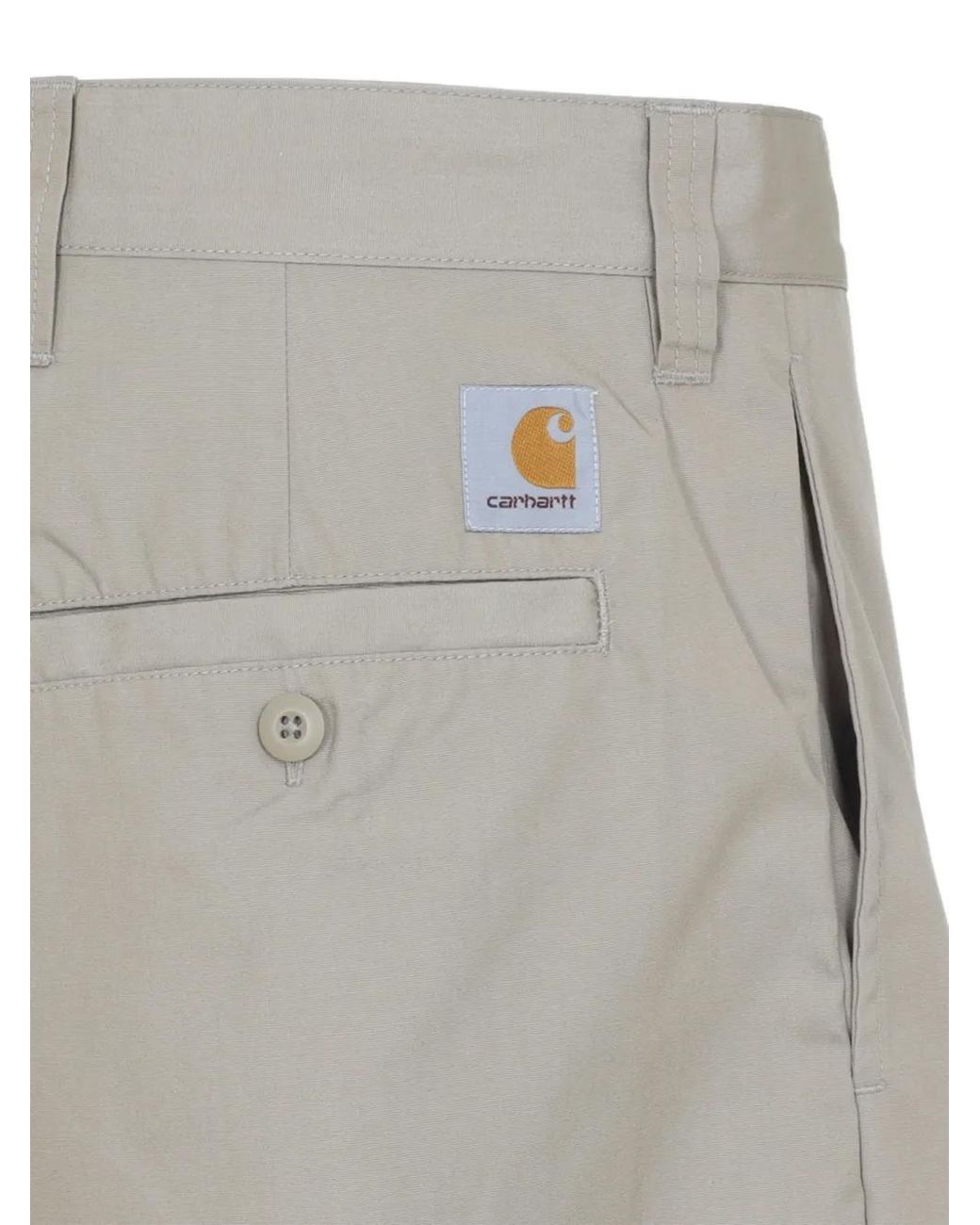 Carhartt Gray Flat Front Pants for men