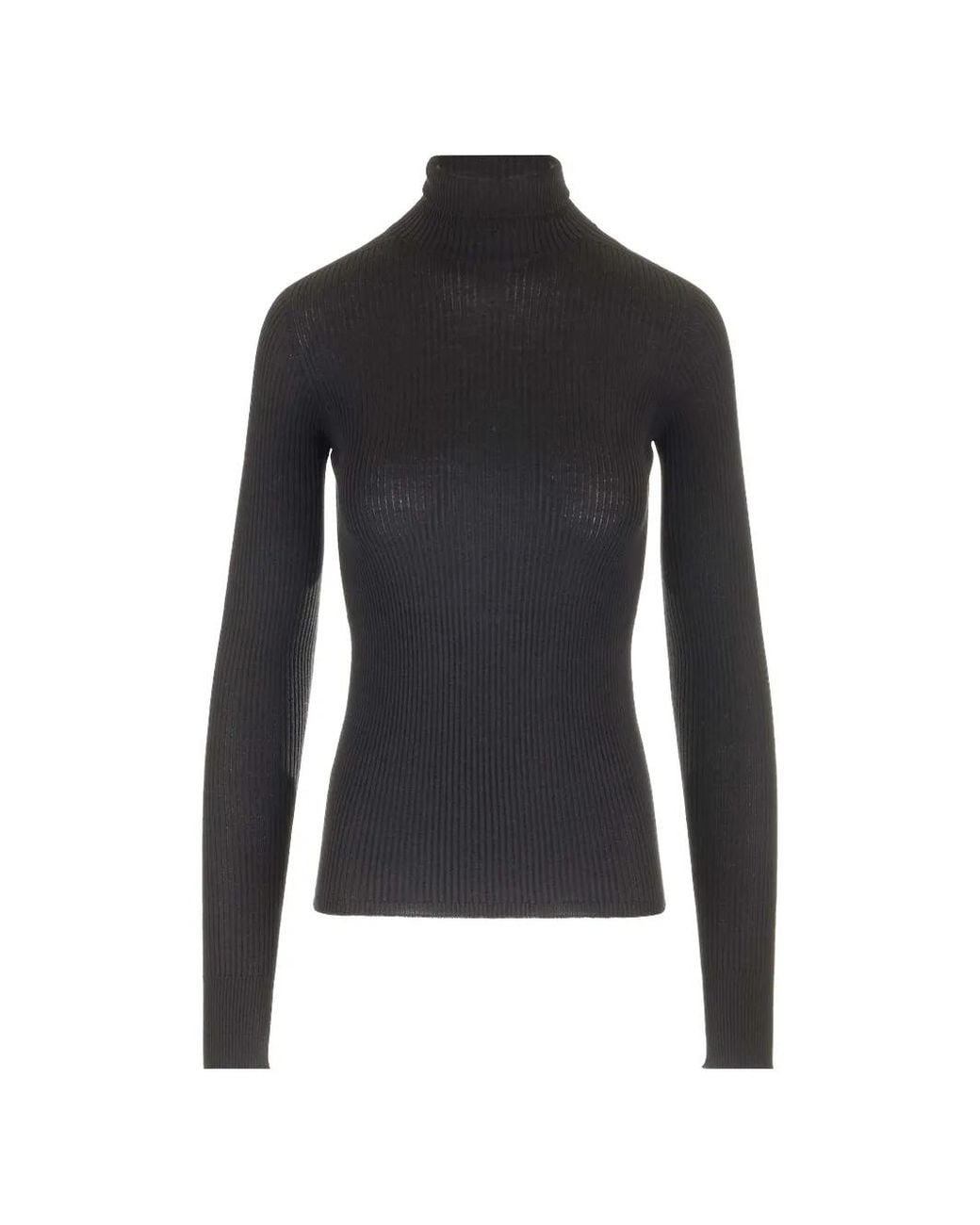 Sportmax Black Wool Sweater