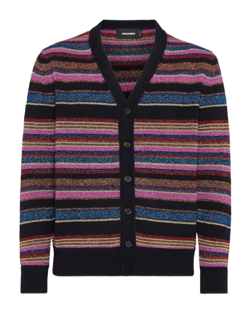 Cárdigan A Rayas DSquared² de hombre de color Blue