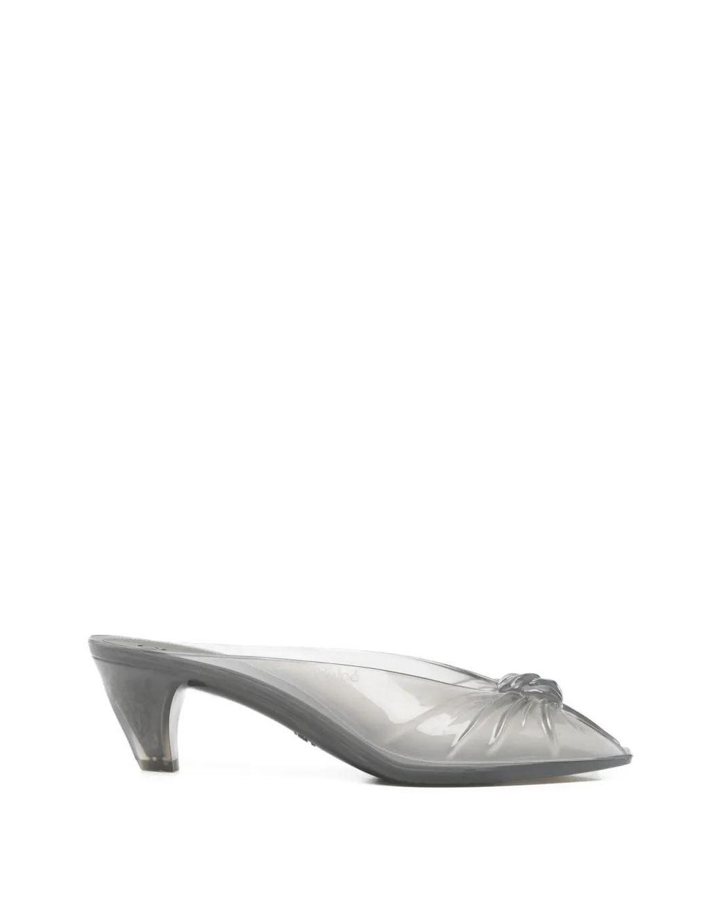 Chloé White Jelly Mules