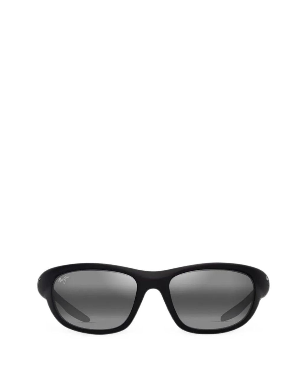 Maui Jim Black Haulani Rectangle-Frame Sunglasses