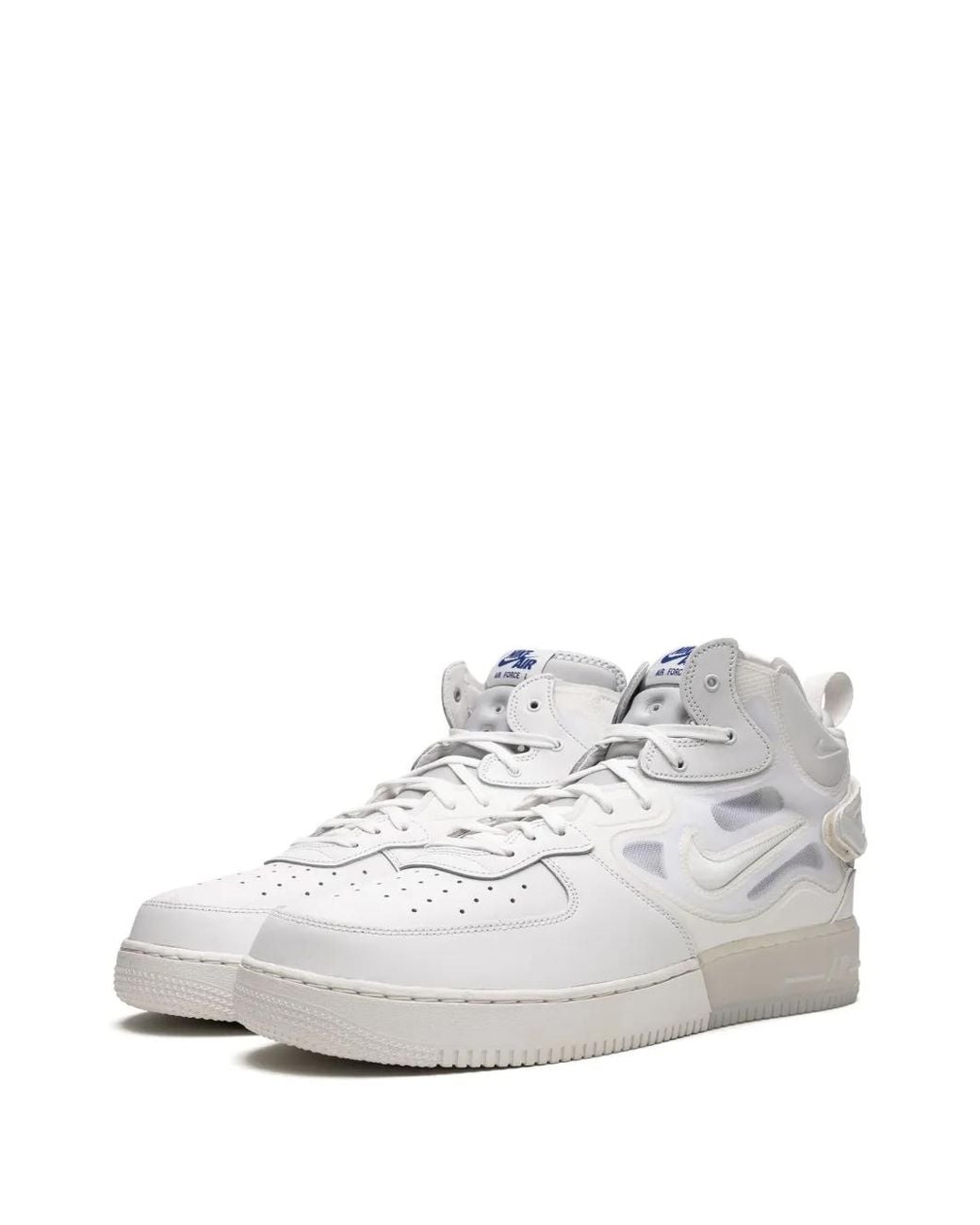 Nike White Air Force 1 Mid React Sneakers for men