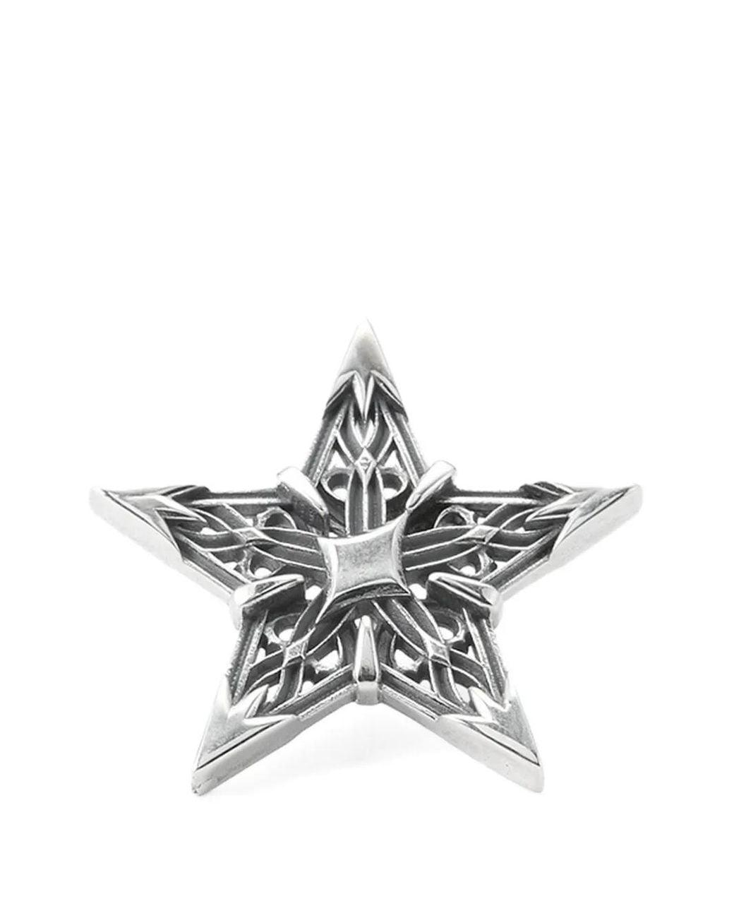 Emanuele Bicocchi White Stella Star Brooch