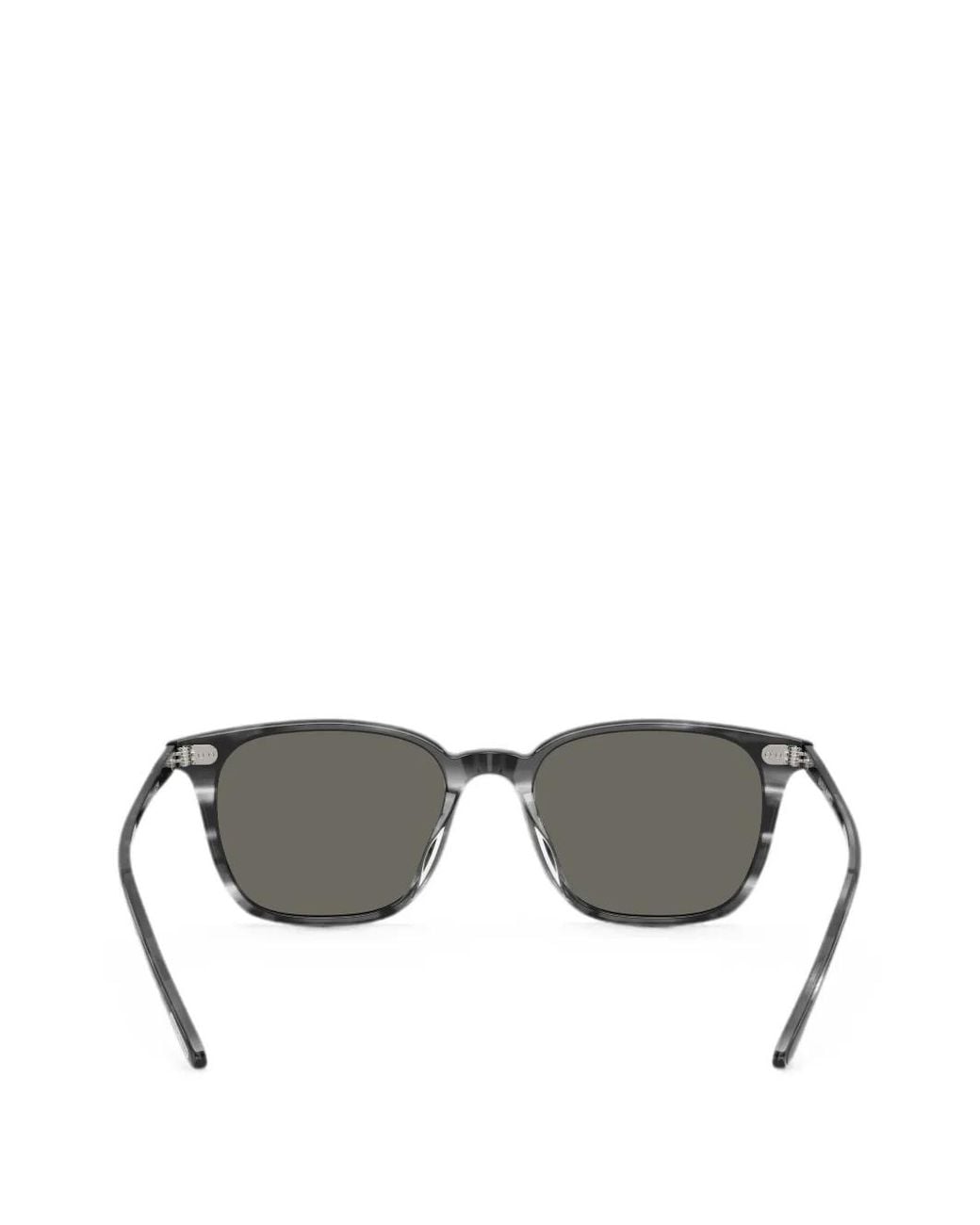Oliver Peoples Gray Laedin Square-Frame Sunglasses