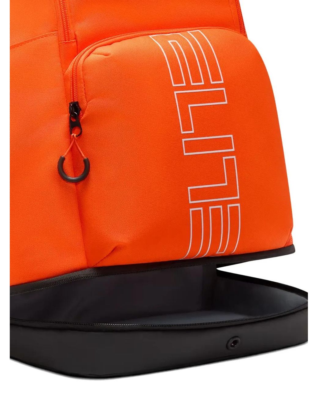 Nike Orange Varsity Elite Logo-Print Backpack for men