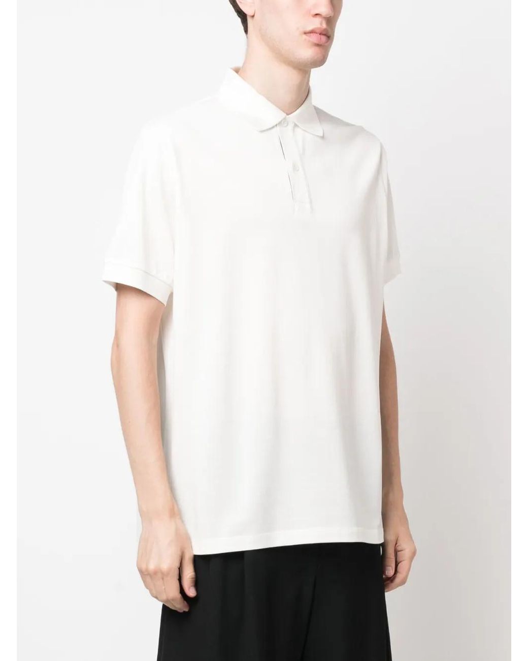 Paul Smith White Polo Placket for men