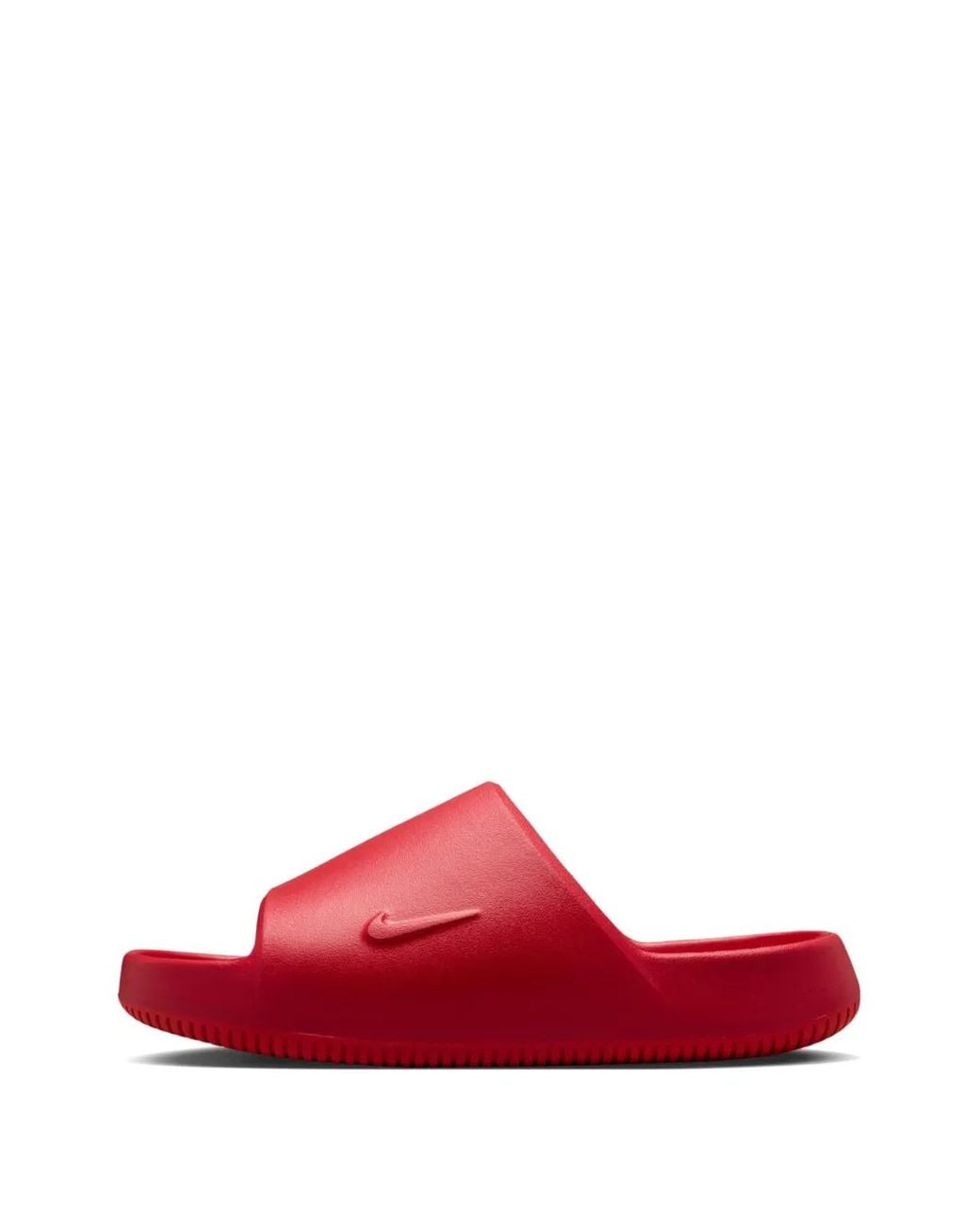 Nike Red Calm 2.0 Slides