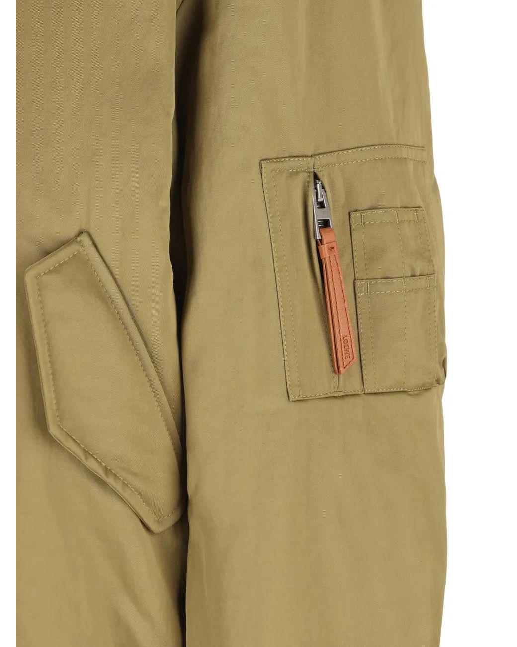 Loewe Bomberjack Met Capuchon in het Green voor heren