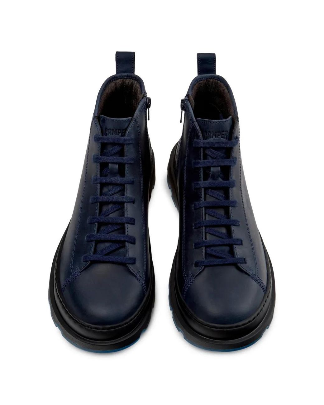 Camper Blue Brutus+ Nubuck-Leather Ankle Boots for men
