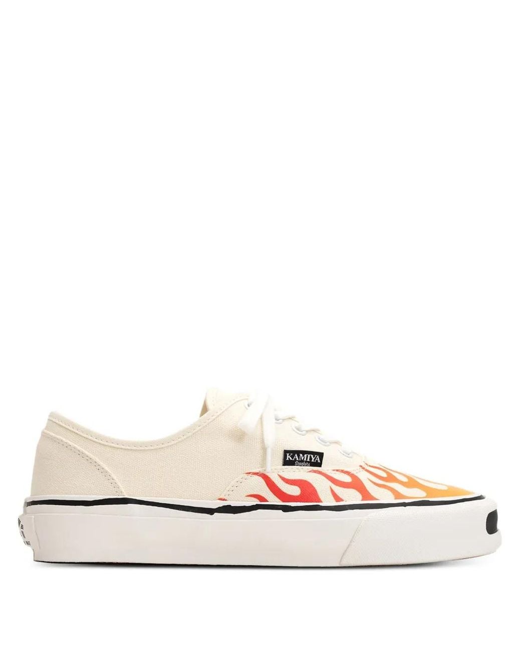 KAMIYA Pink Herc Sneakers Mit Flammenmuster