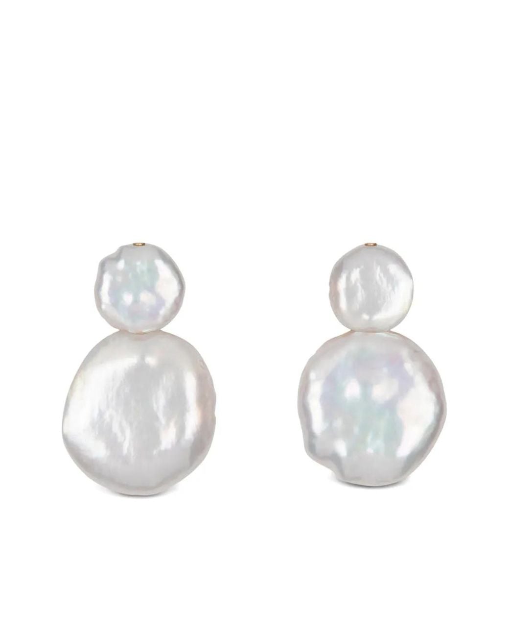 Jennifer Behr White Rita Earrings