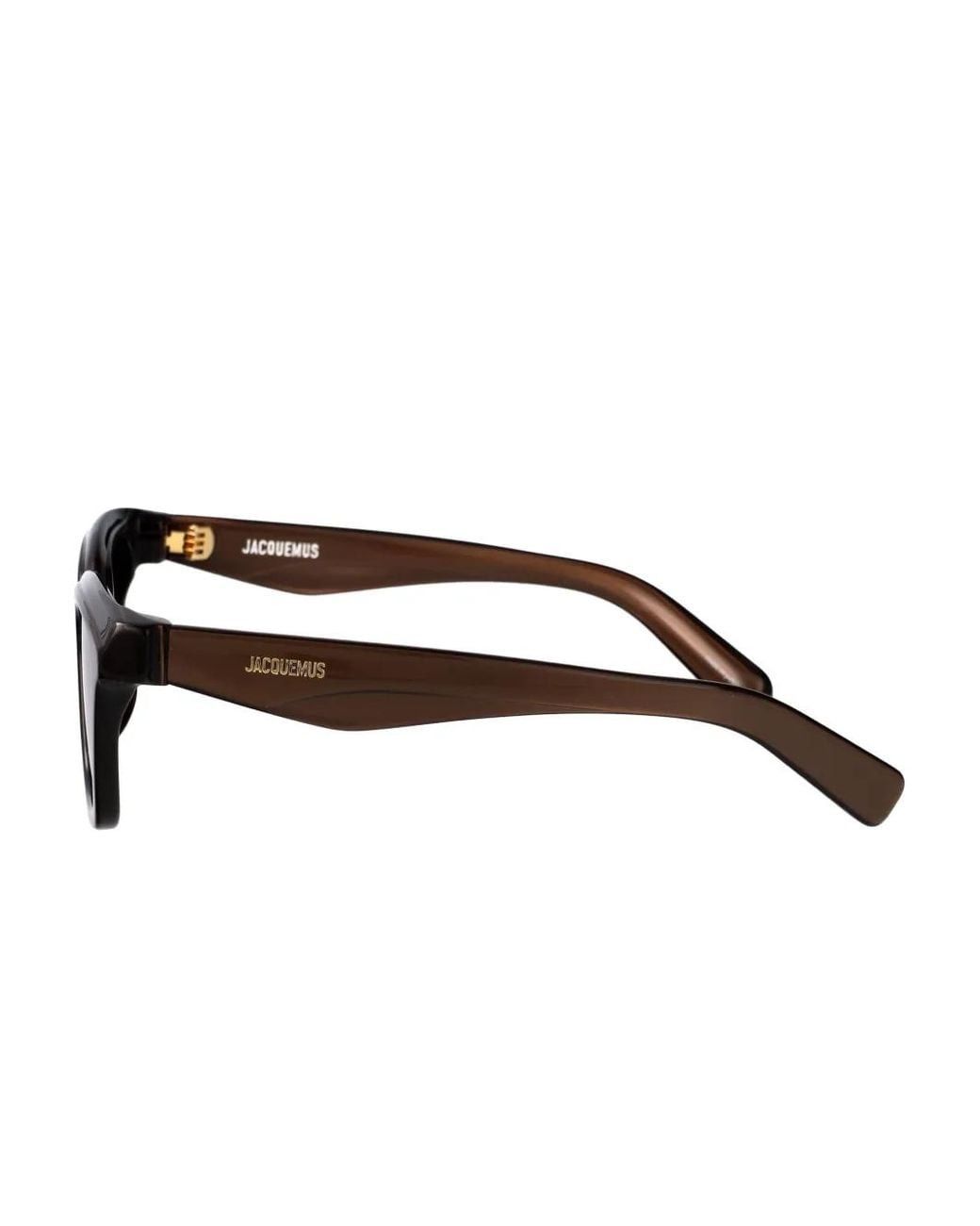Jacquemus Brown Carre Rectangle-Frame Sunglasses