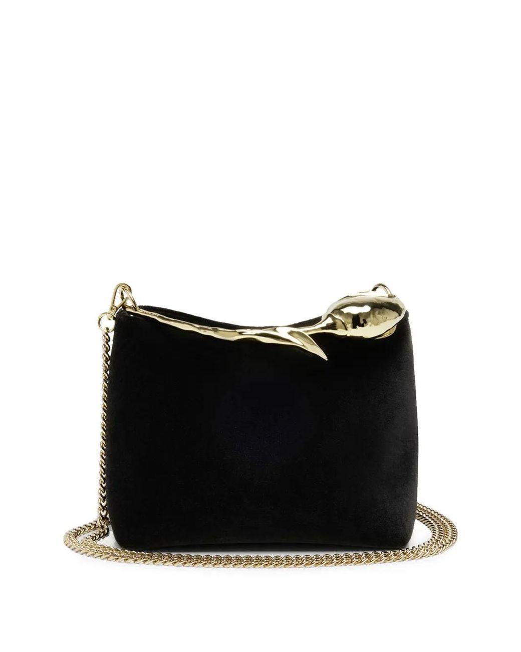 Borsa A Spalla Bloom Mini di Erdem in Black