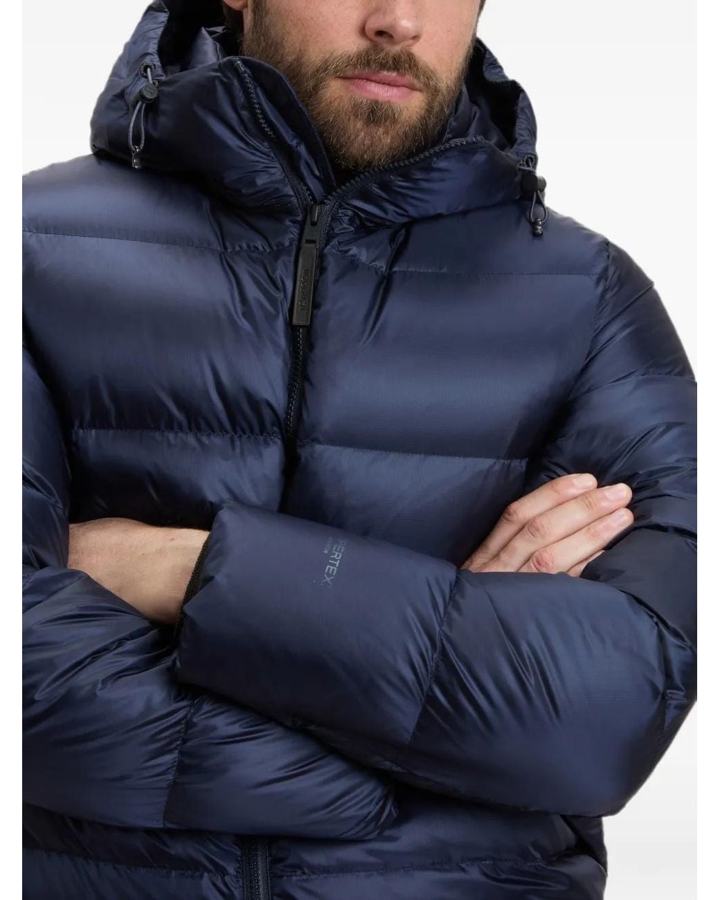 Woolrich Blue Pertex Quilted Jacket for men