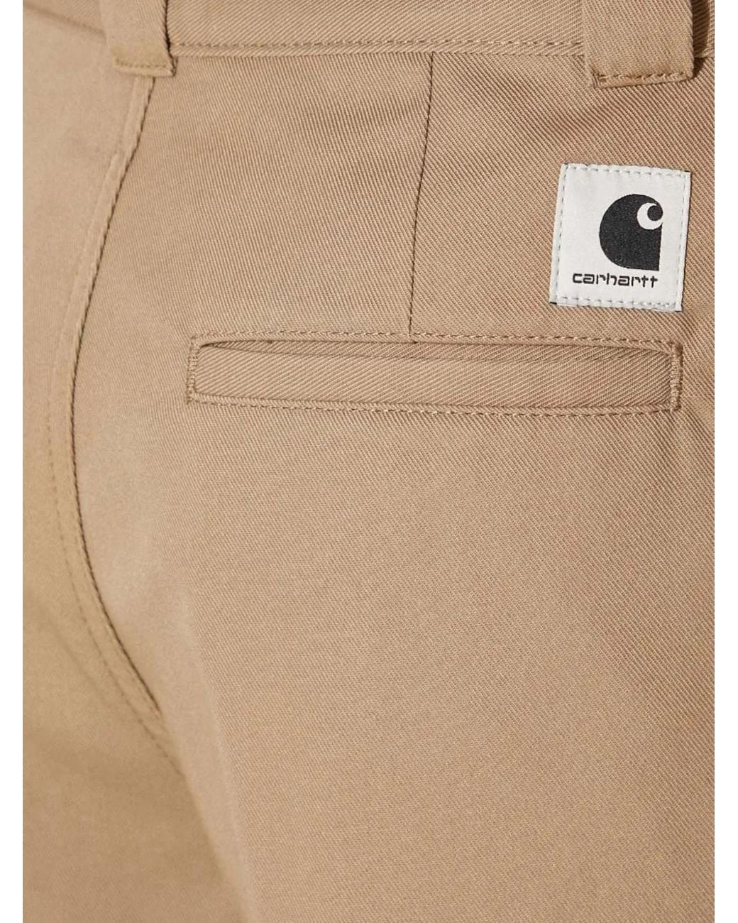 Carhartt Natural Logo-Patch Trousers