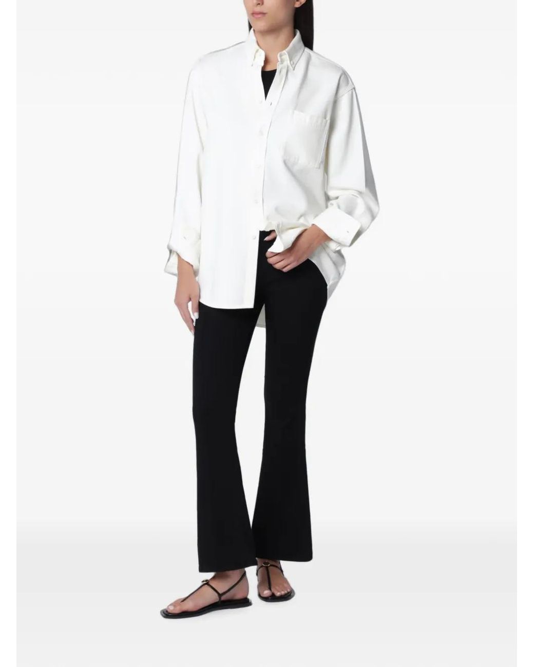 Mother Blue The Weekender Flared Jeans