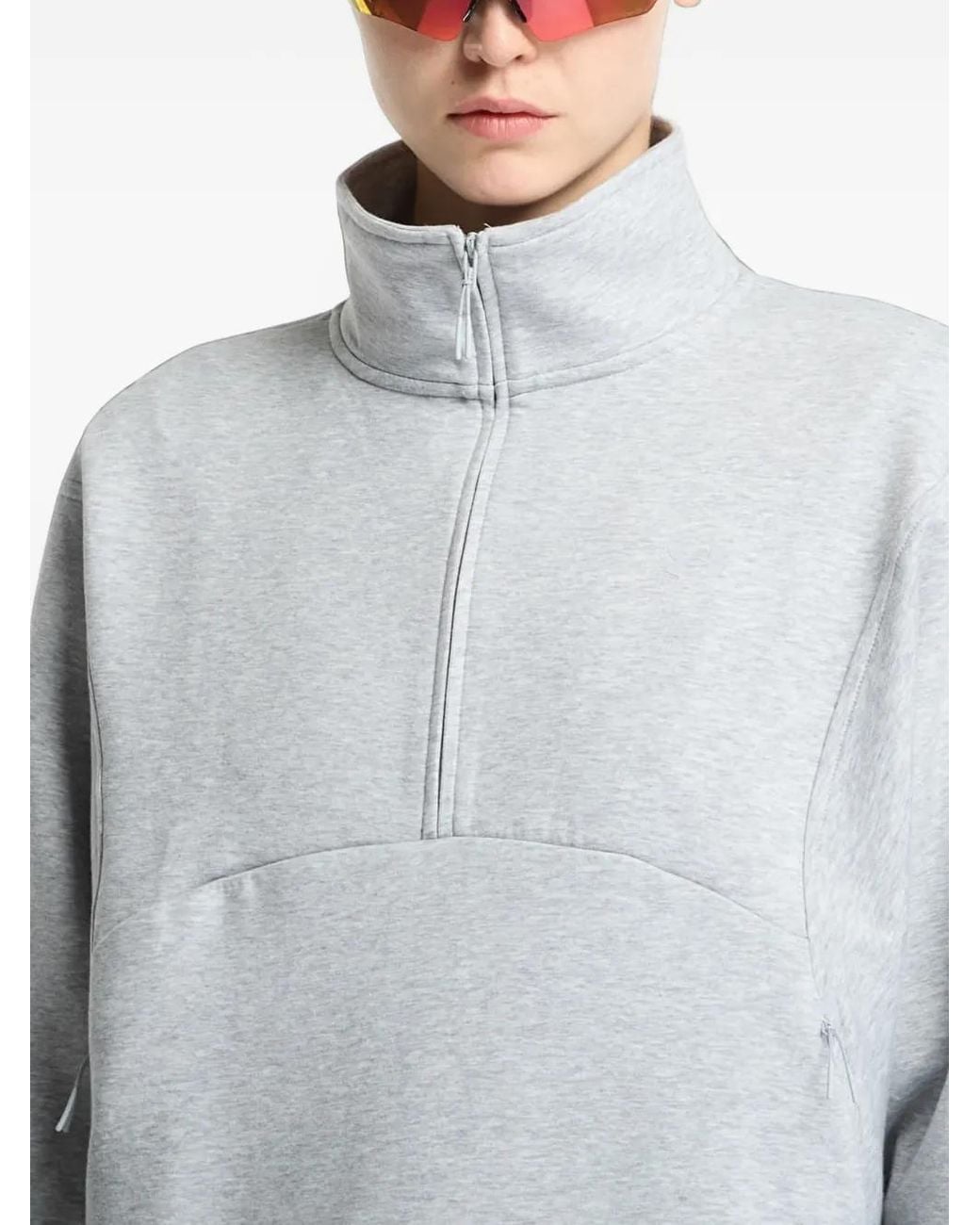 Under Armour White Unstoppable Fleece Sweater