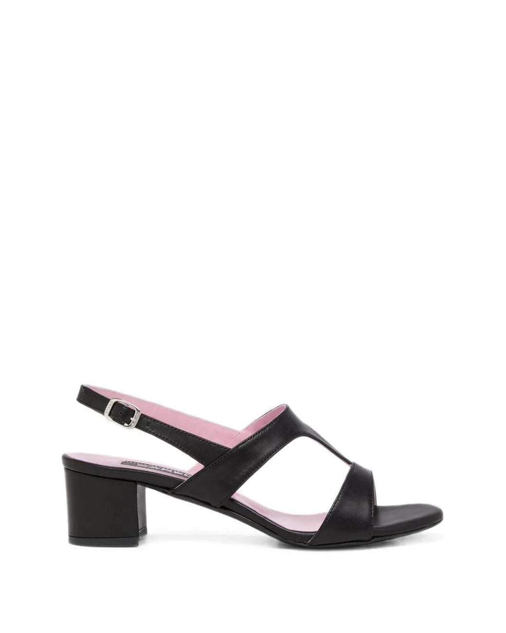 CAREL PARIS White Romy Leather Sandals