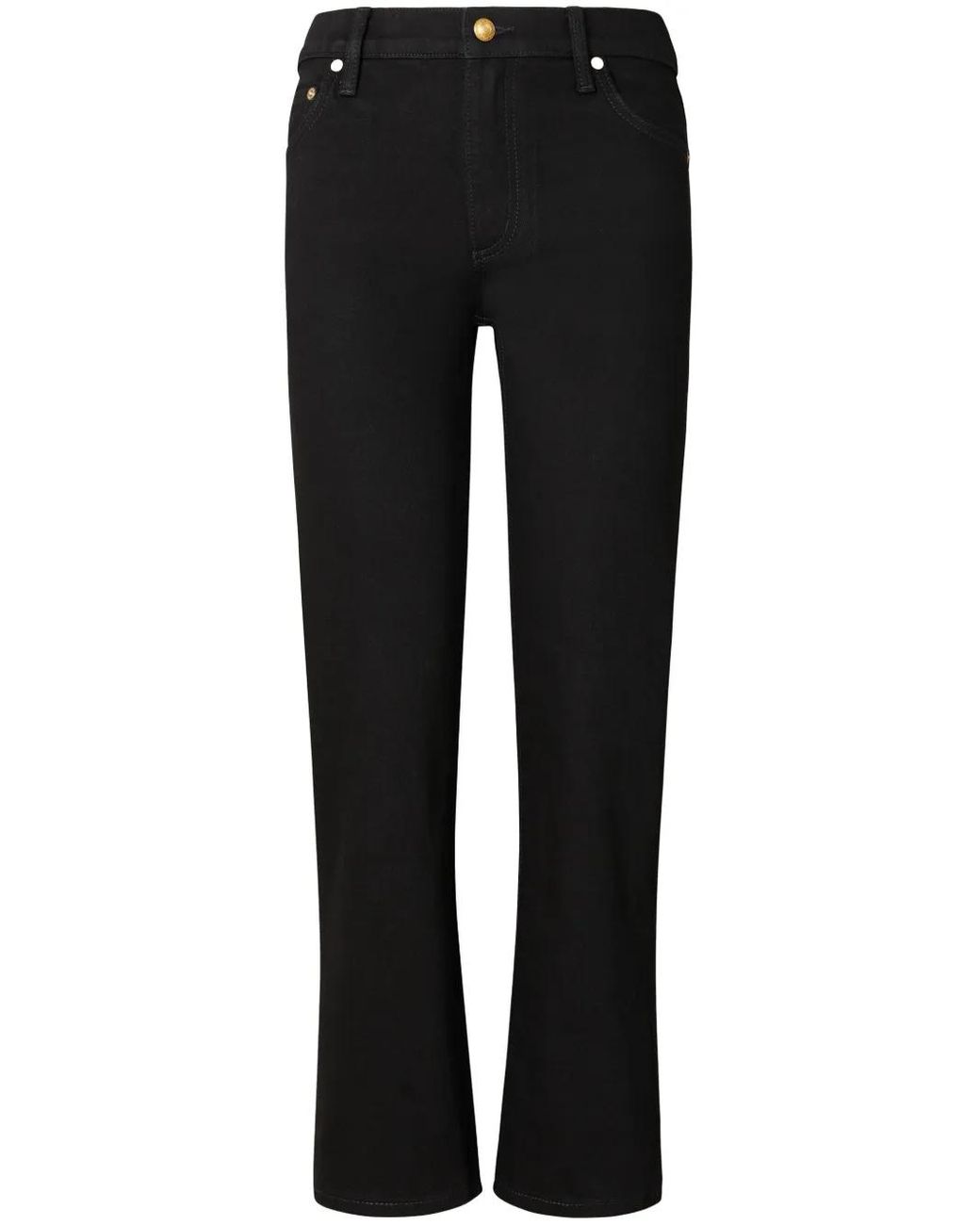 Vaqueros Acampanados Estilo Capri Tory Burch de color Black