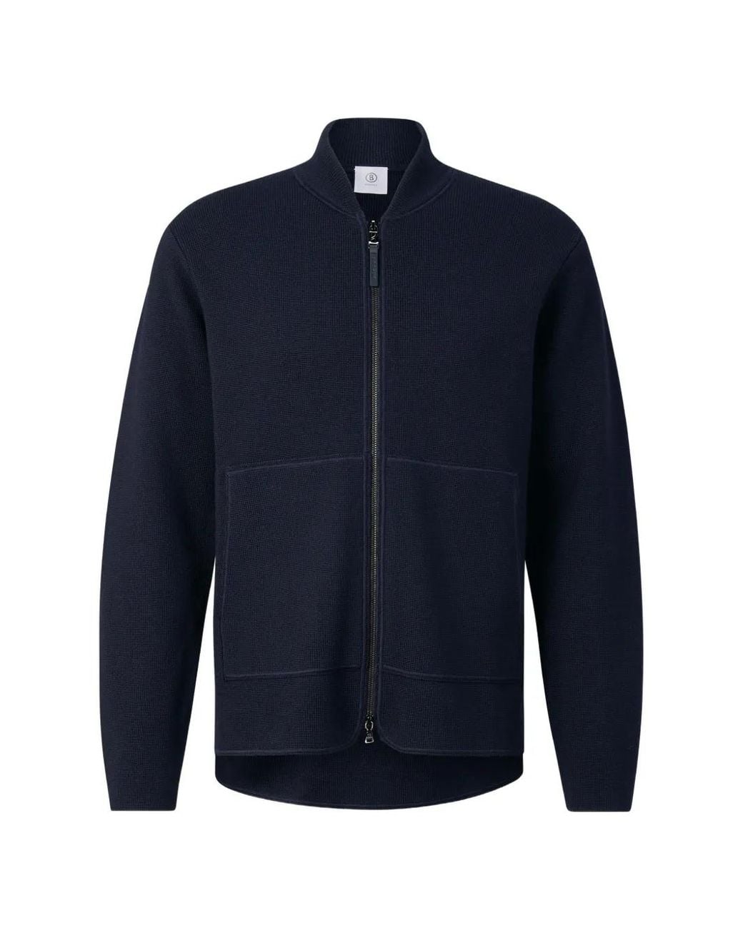 Bogner Blue Everest Wool Cardigan for men