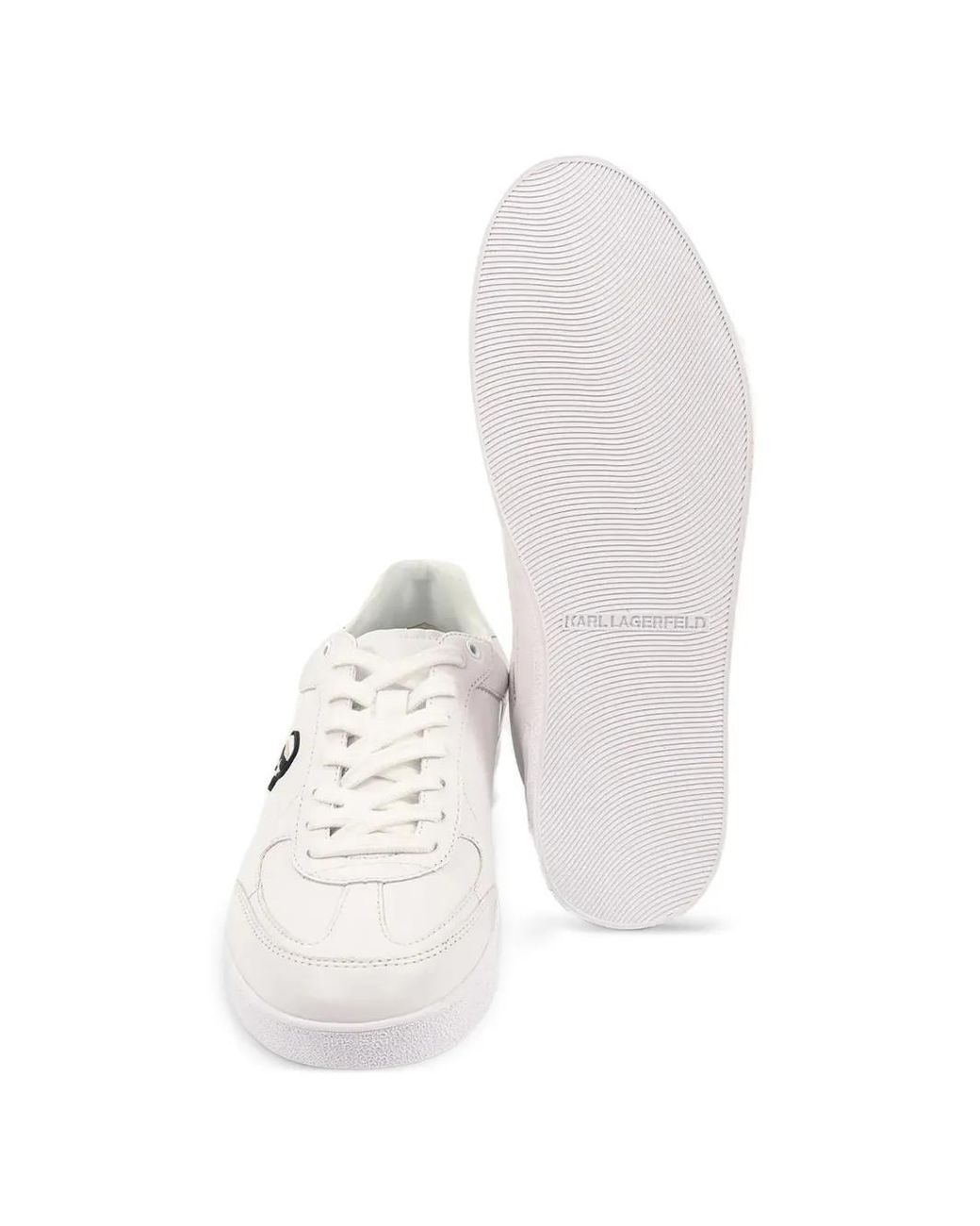 Karl Lagerfeld White Ikon Nft Patch Sneakers for men